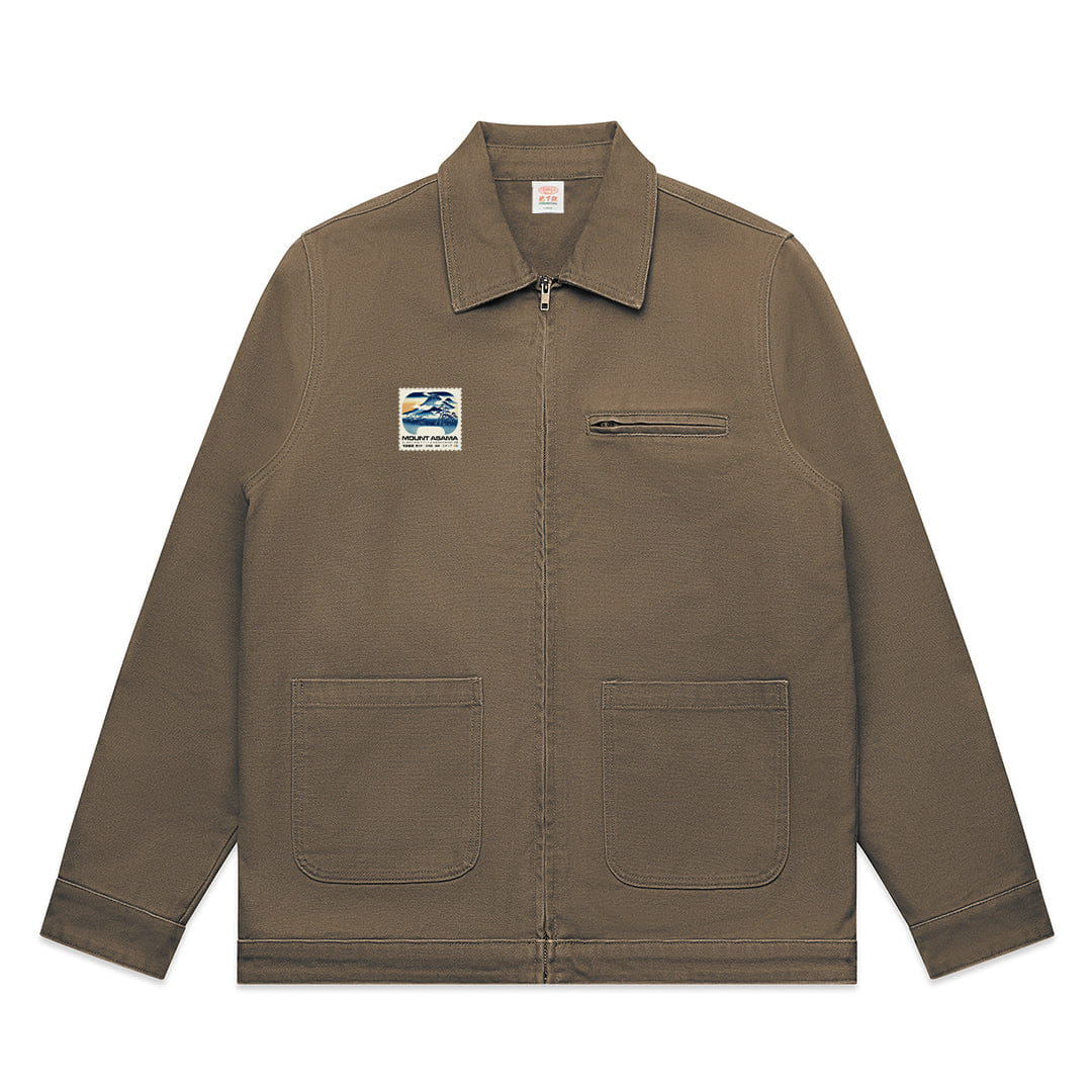 A Thousand Futures x GK 'Mount Asama' Heavy Canvas Jacket - Walnut