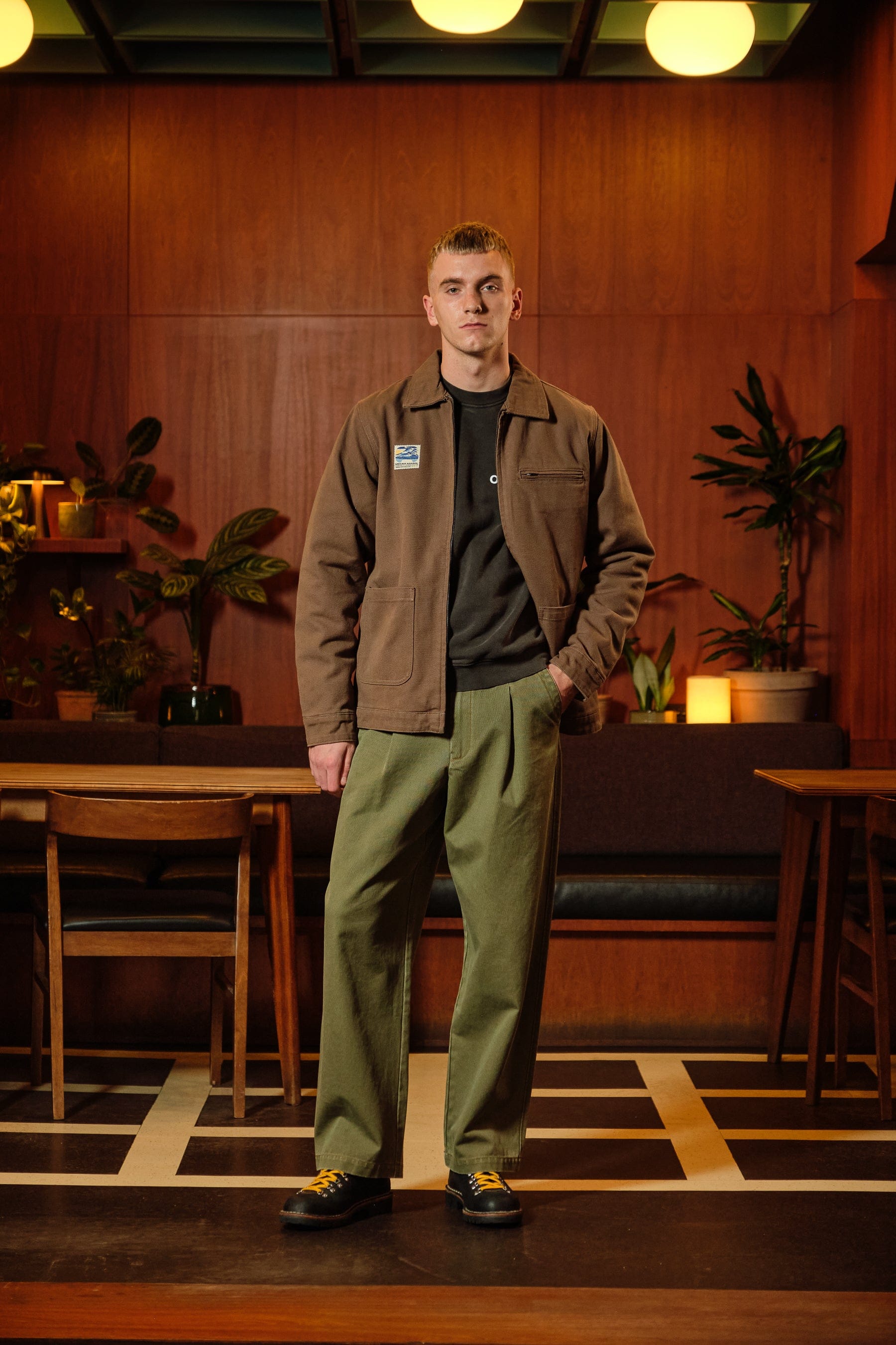 A Thousand Futures x GK 'Mount Asama' Heavy Canvas Jacket - Walnut