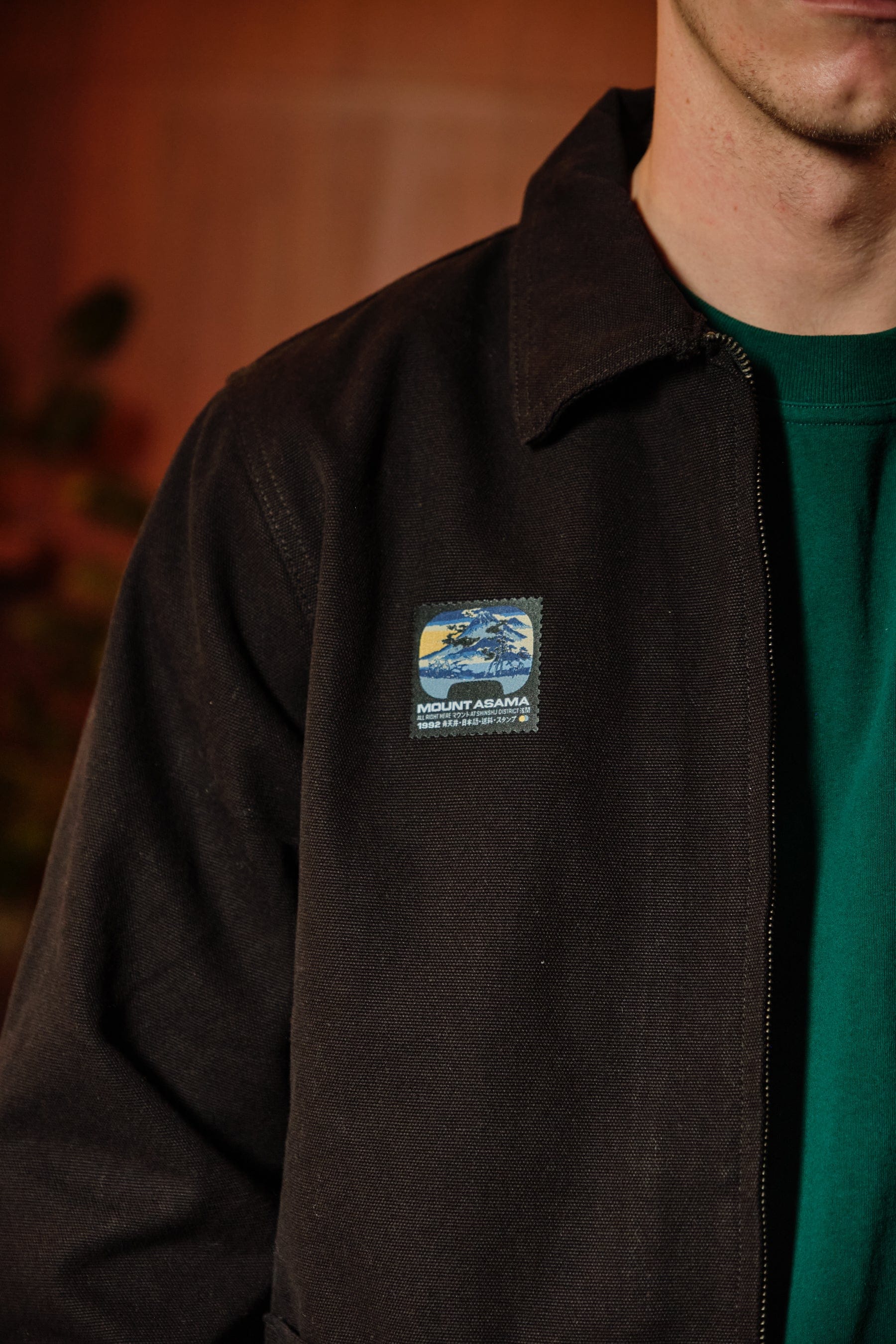 A Thousand Futures x GK 'Mount Asama' Heavy Canvas Jacket - Black