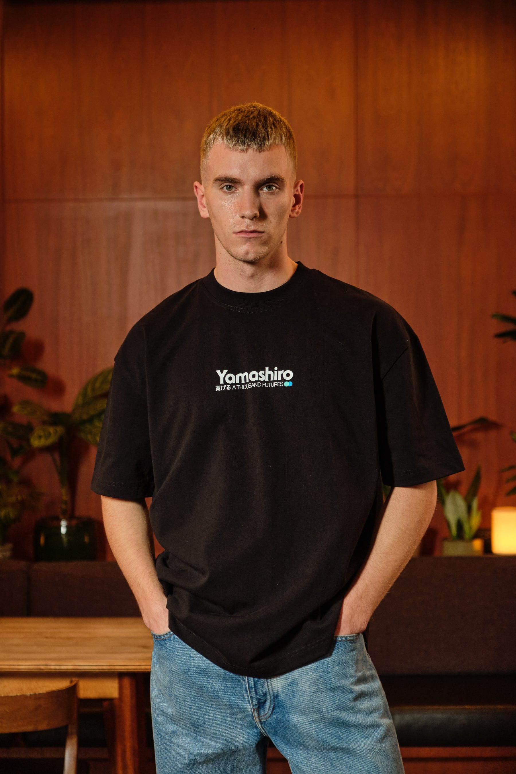 A Thousand Futures x GK 'Yamashiro' Tee - Black