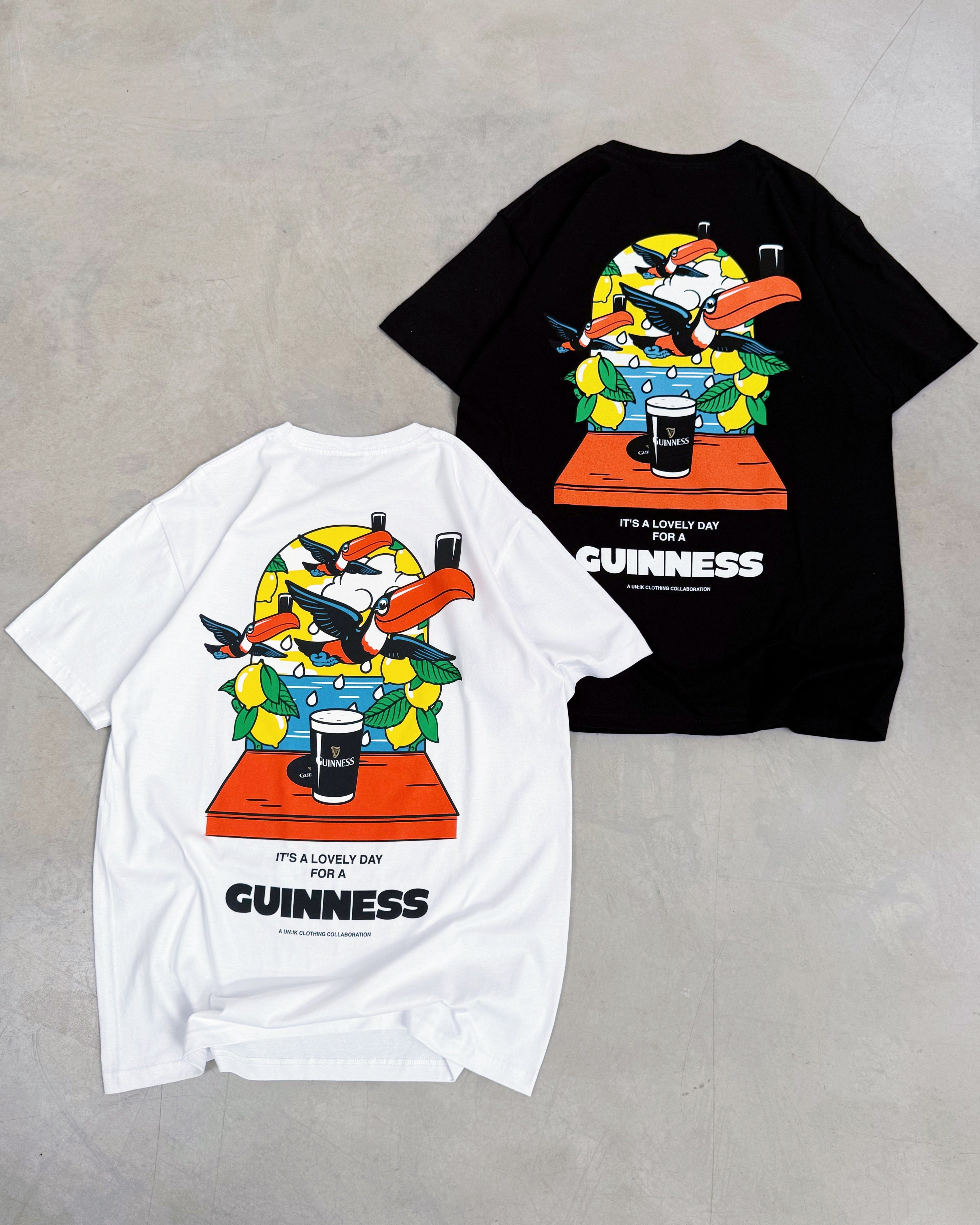 Guinness x UN:IK 'Lovely Drops' Tee - White