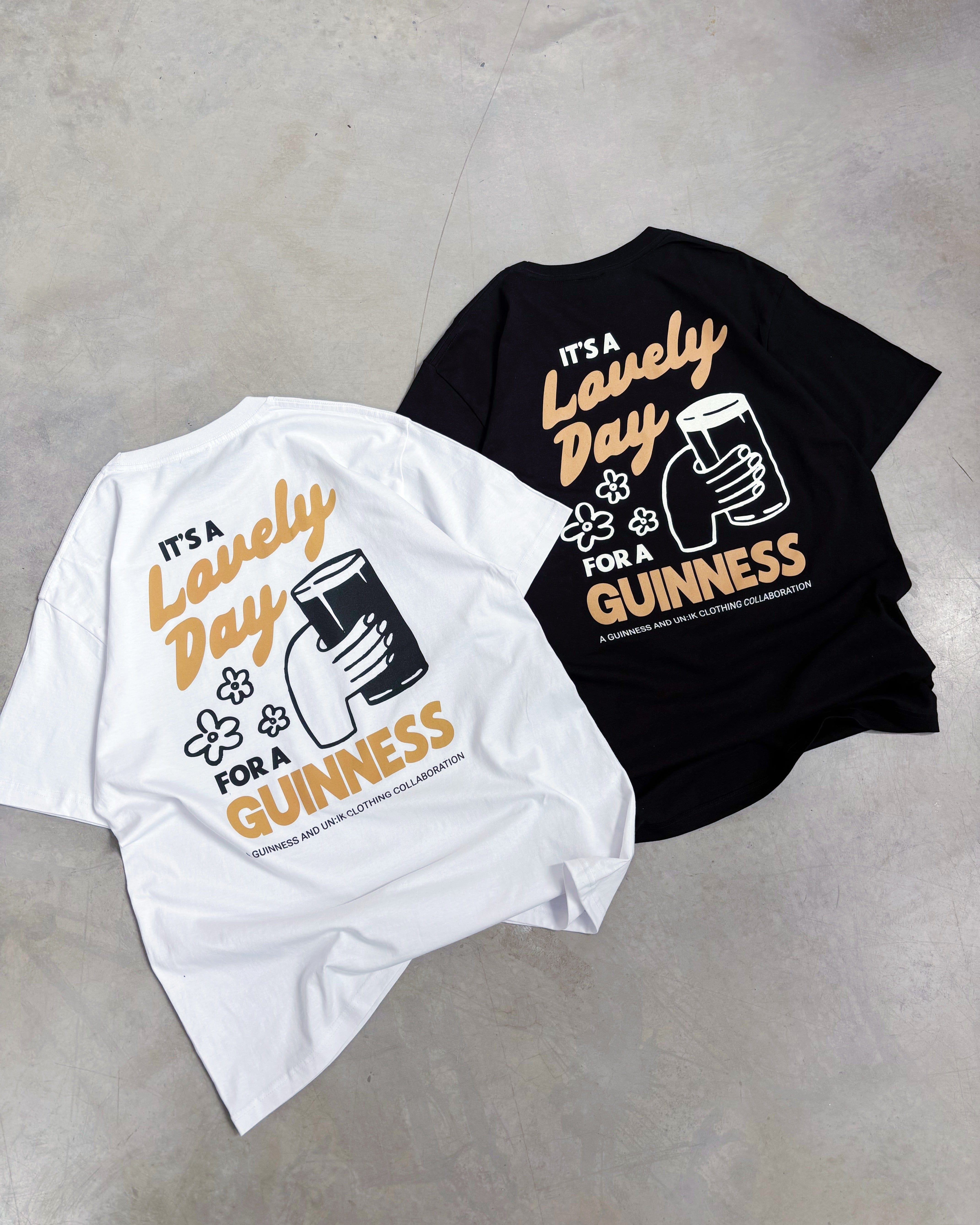 Guinness x UN:IK 'Cheers' Tee - White