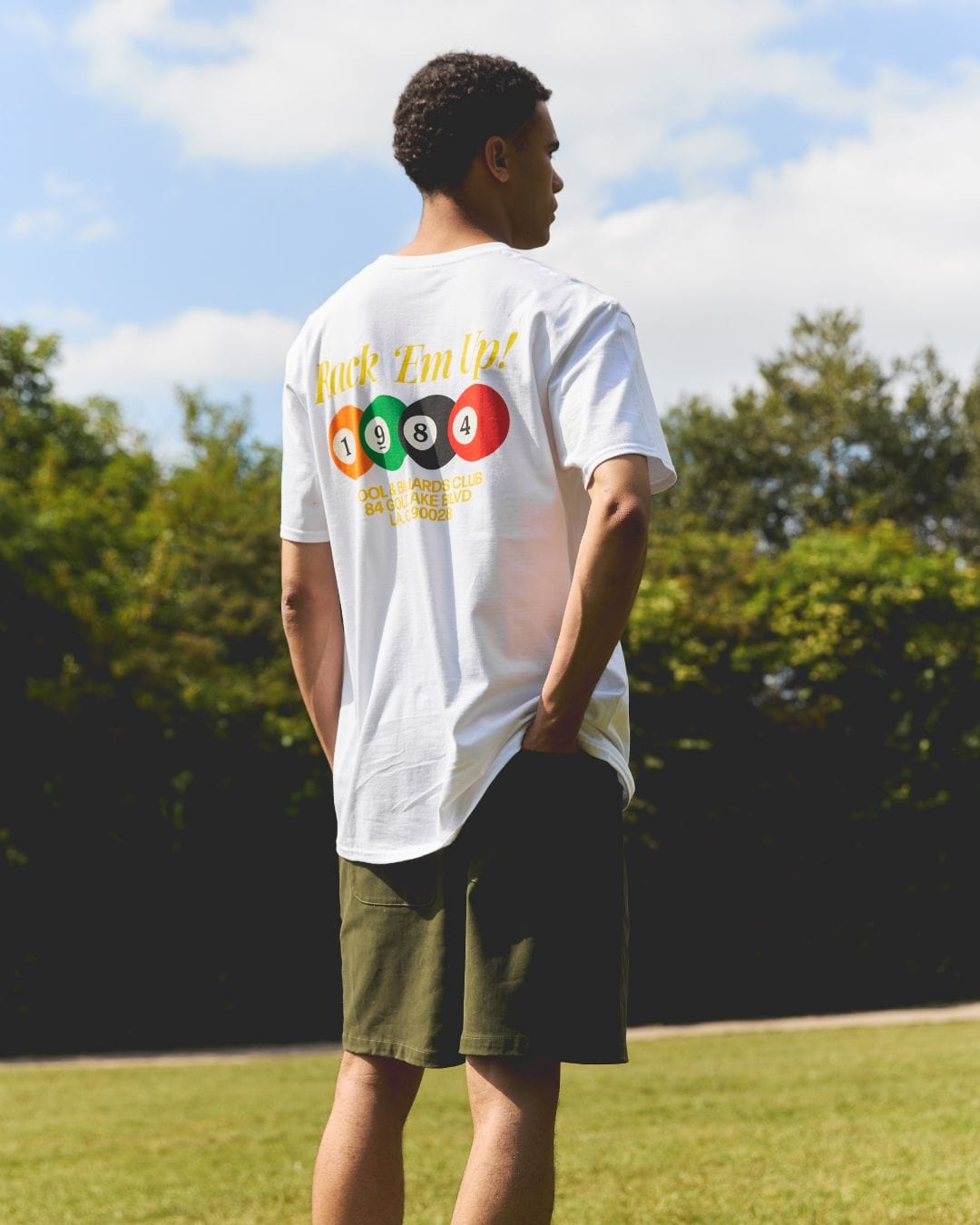 Vice 84 'Rack 'Em Up' Tee - White