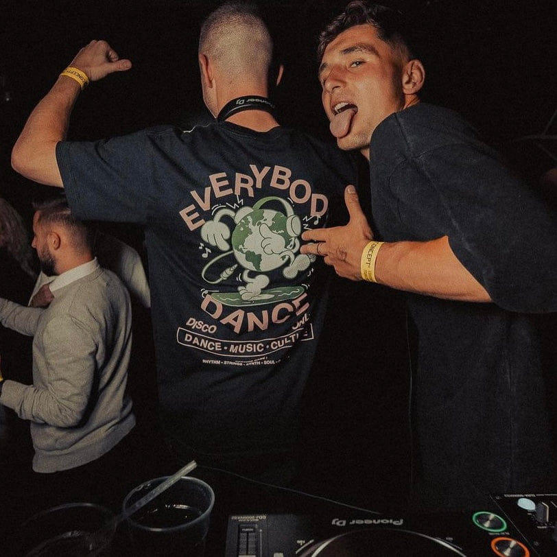 DISCO ONLY 'Everybody Dance' Tee - Black