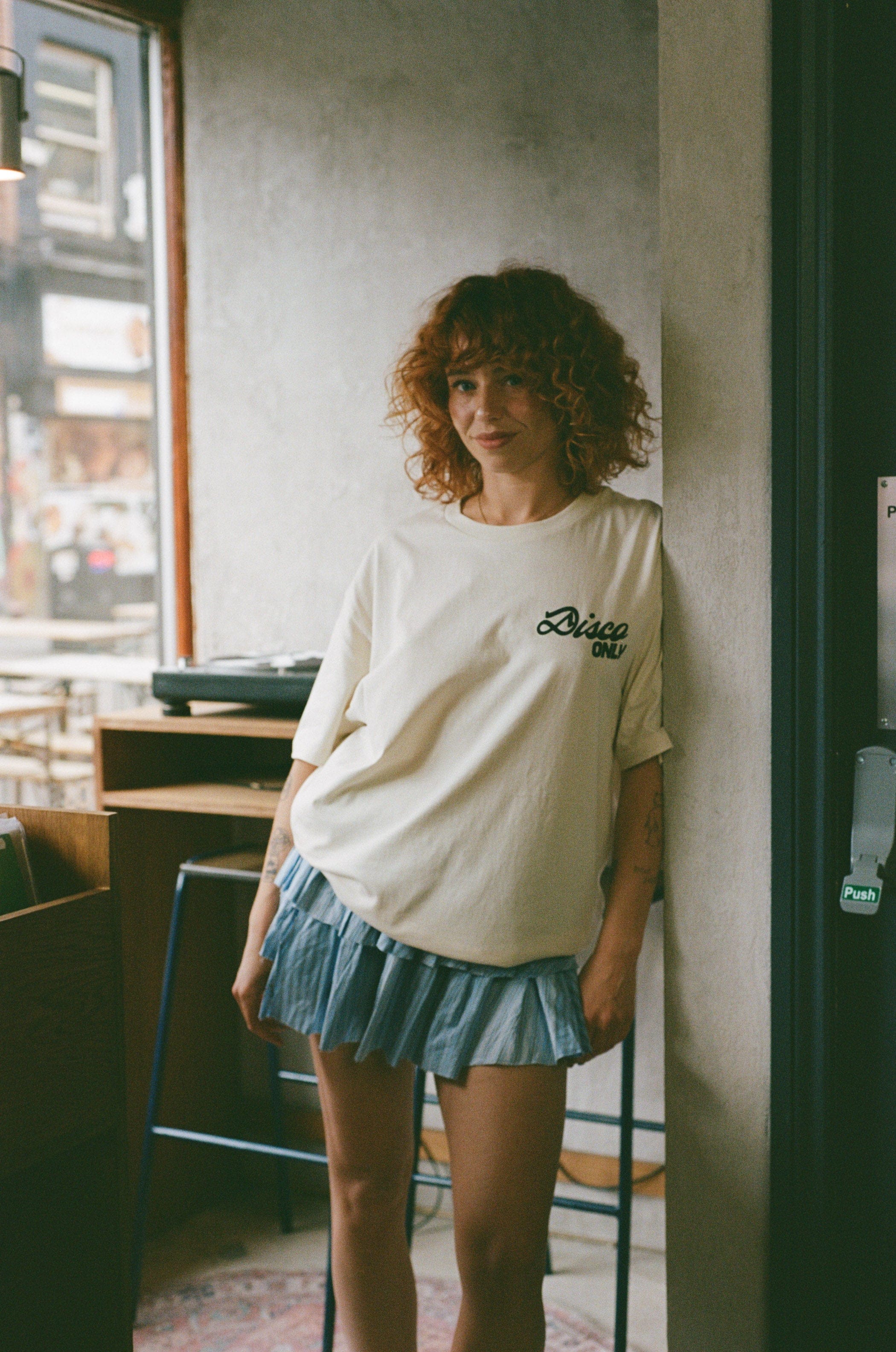 DISCO ONLY 'Time To Boogie' Tee - Ecru