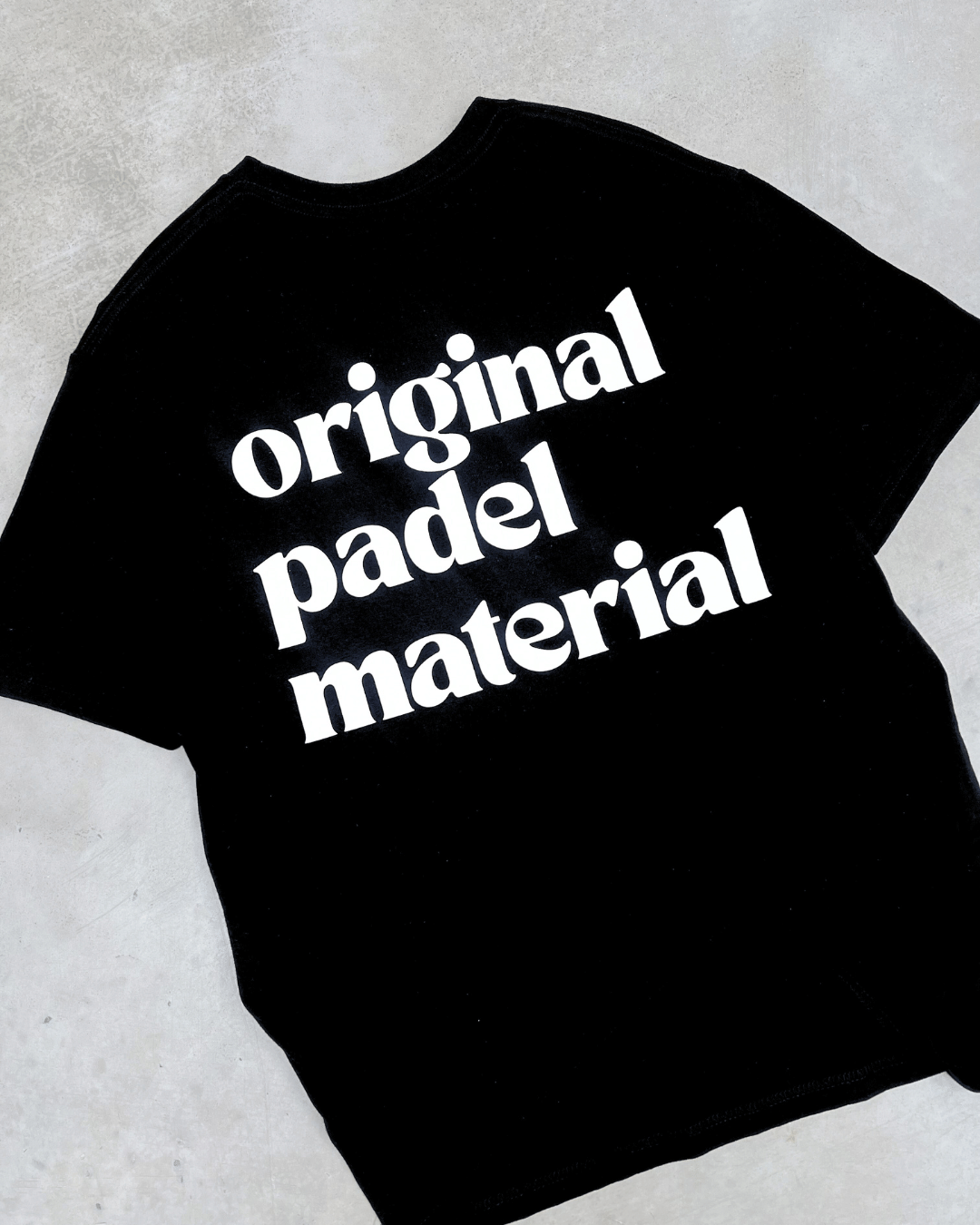 Club de Padel 'Original Padel Material' Tee - Black