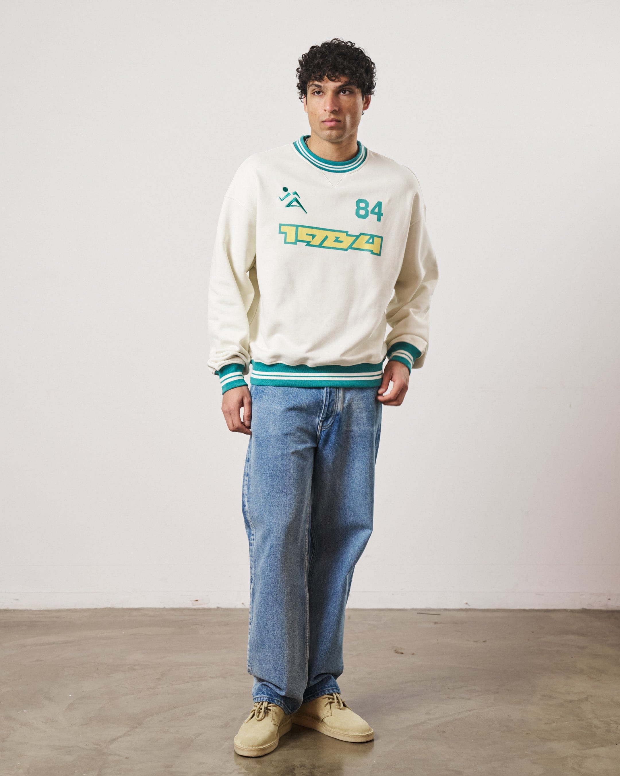 Vice 84 'Played in 1984' Heavyweight Sweater - Ecru