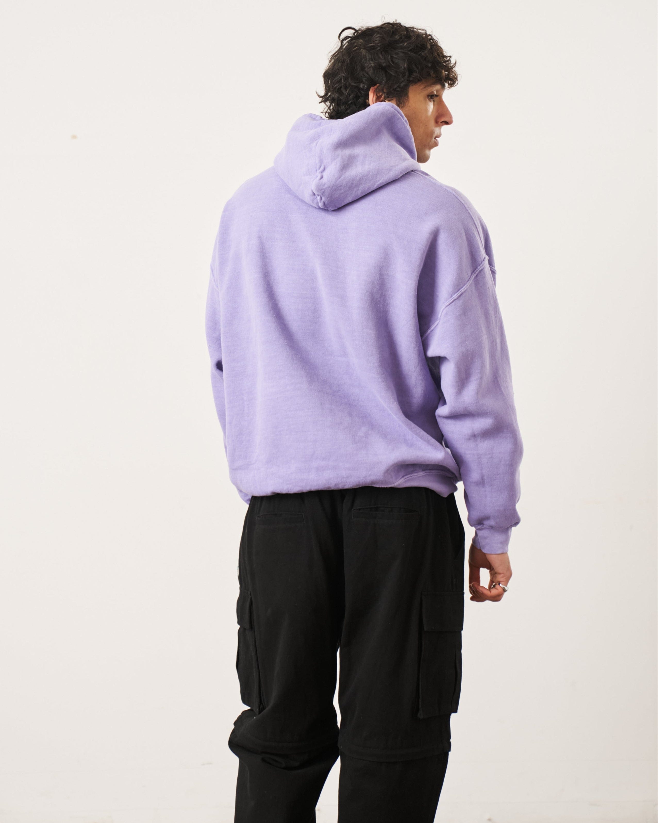 UN:IK Essentials Essentials Vintage Washed Hoodie - Orchid