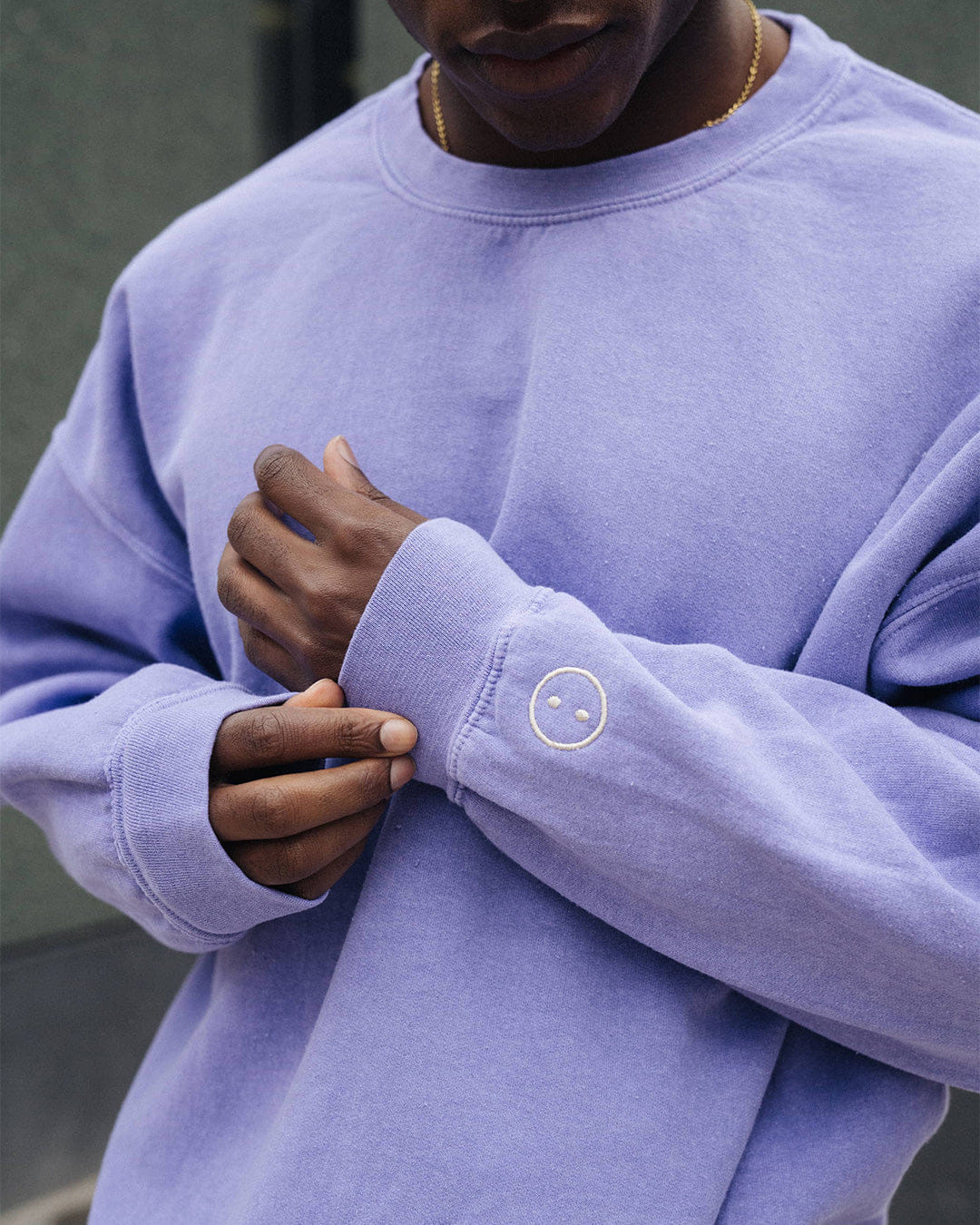 UN:IK Essentials Essentials Vintage Washed Sweater - Orchid