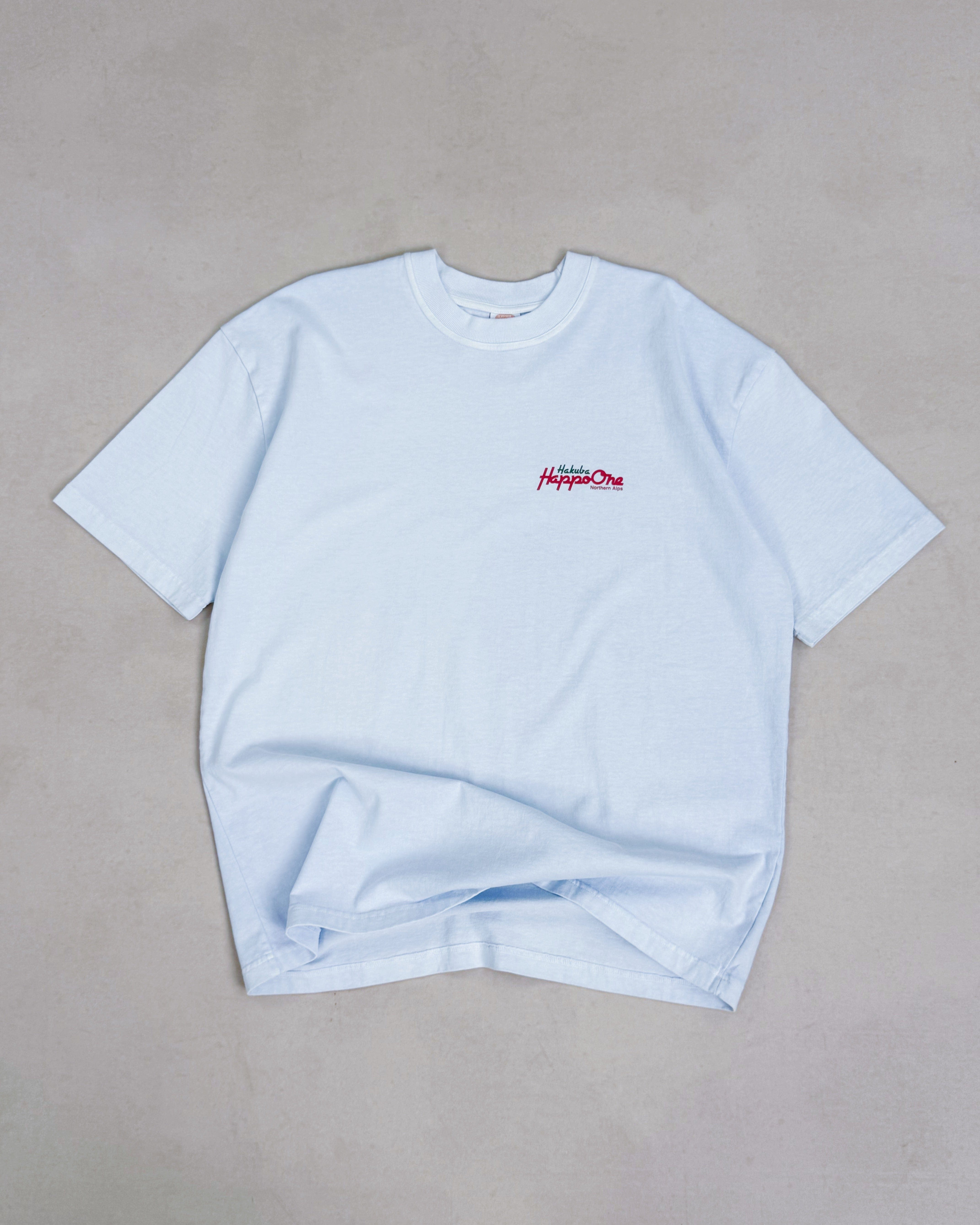 A Thousand Futures x Yunosuke 'Happo' Washed Tee - Light Blue