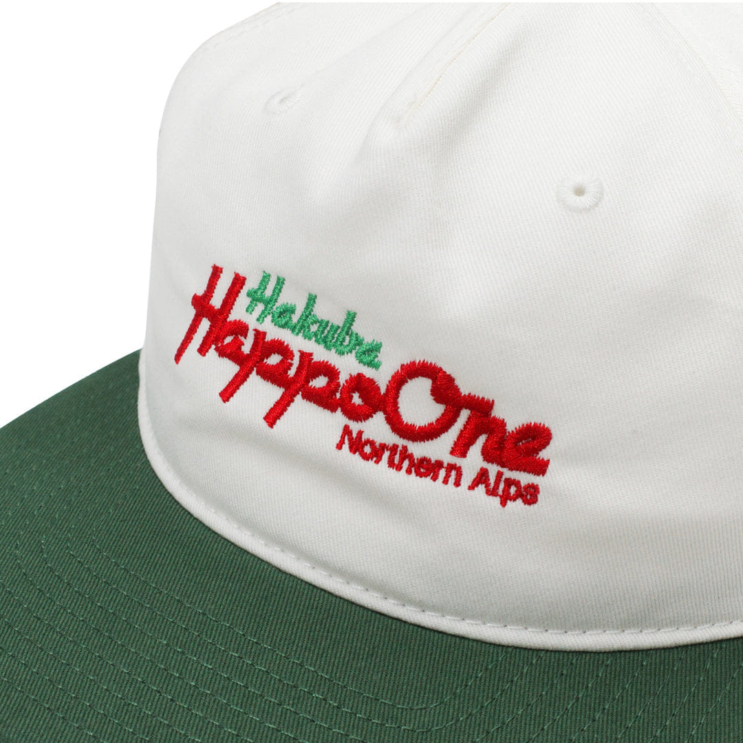 A Thousand Futures x Yunosuke 'Happo' Embroidered Cap - Natural/Forest