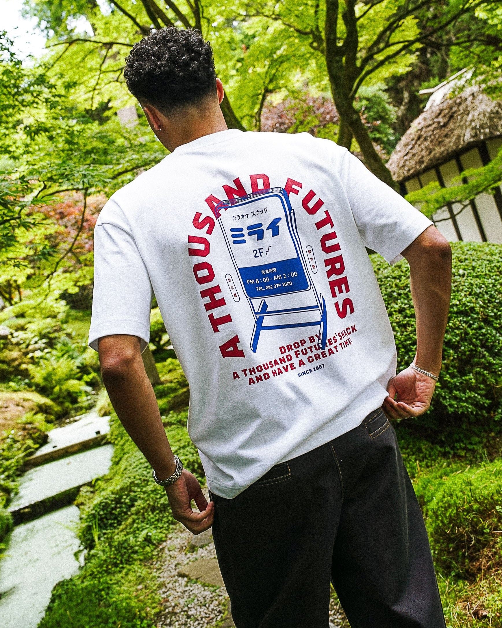 A Thousand Futures x Yunosuke 'Snack' Tee - White