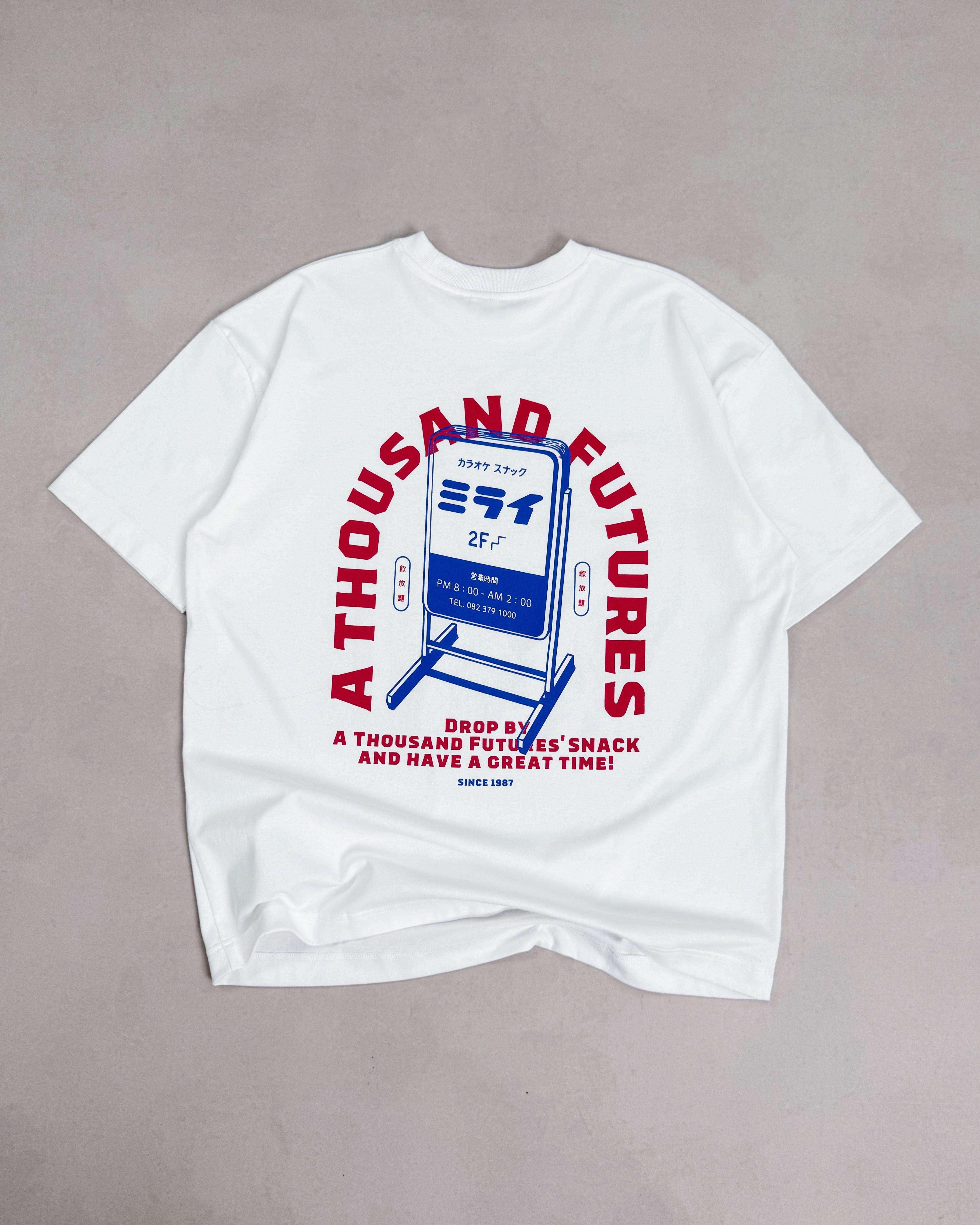 A Thousand Futures x Yunosuke 'Snack' Tee - White