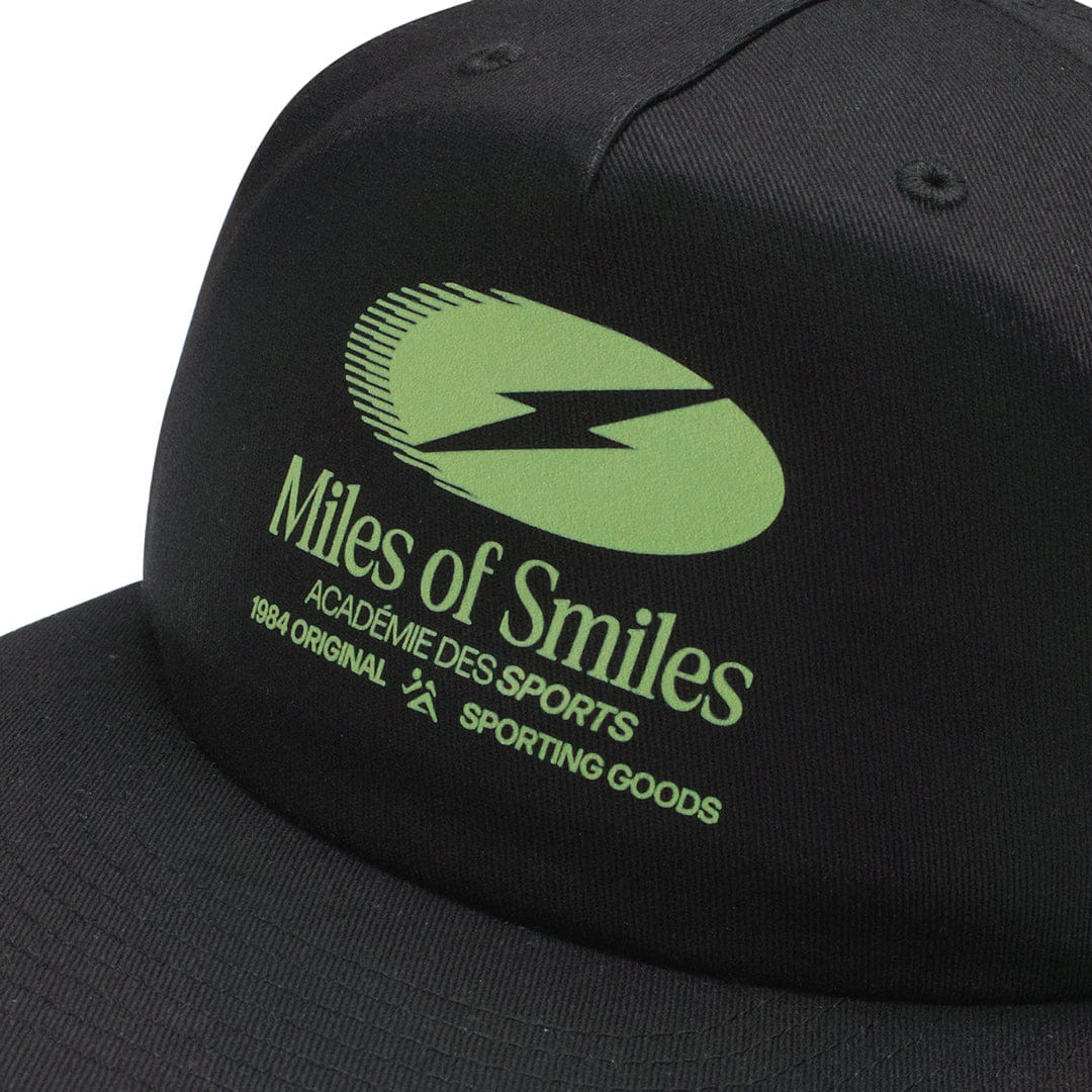 Vice 84 'Miles of Smiles' Cap - Black