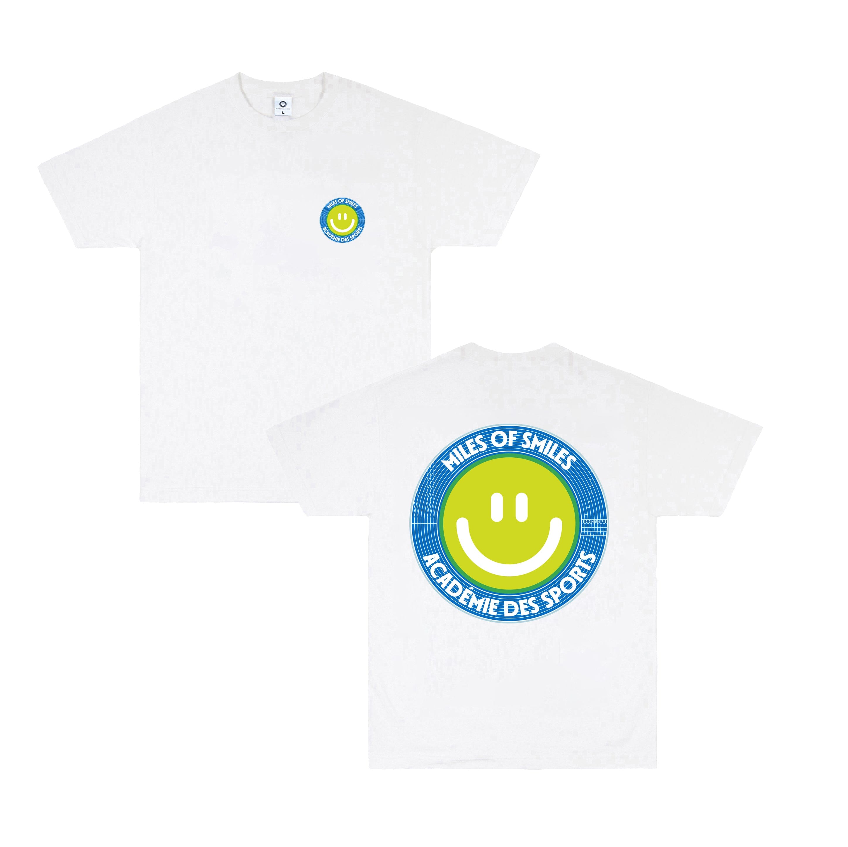 Vice 84 'Smiley Track' Tee - White