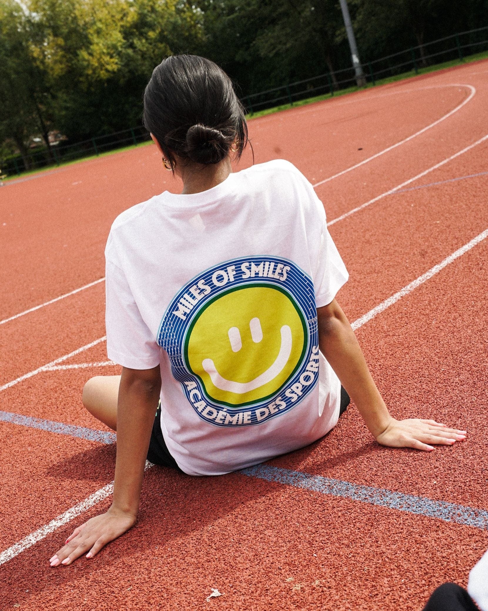 Vice 84 'Smiley Track' Tee - White