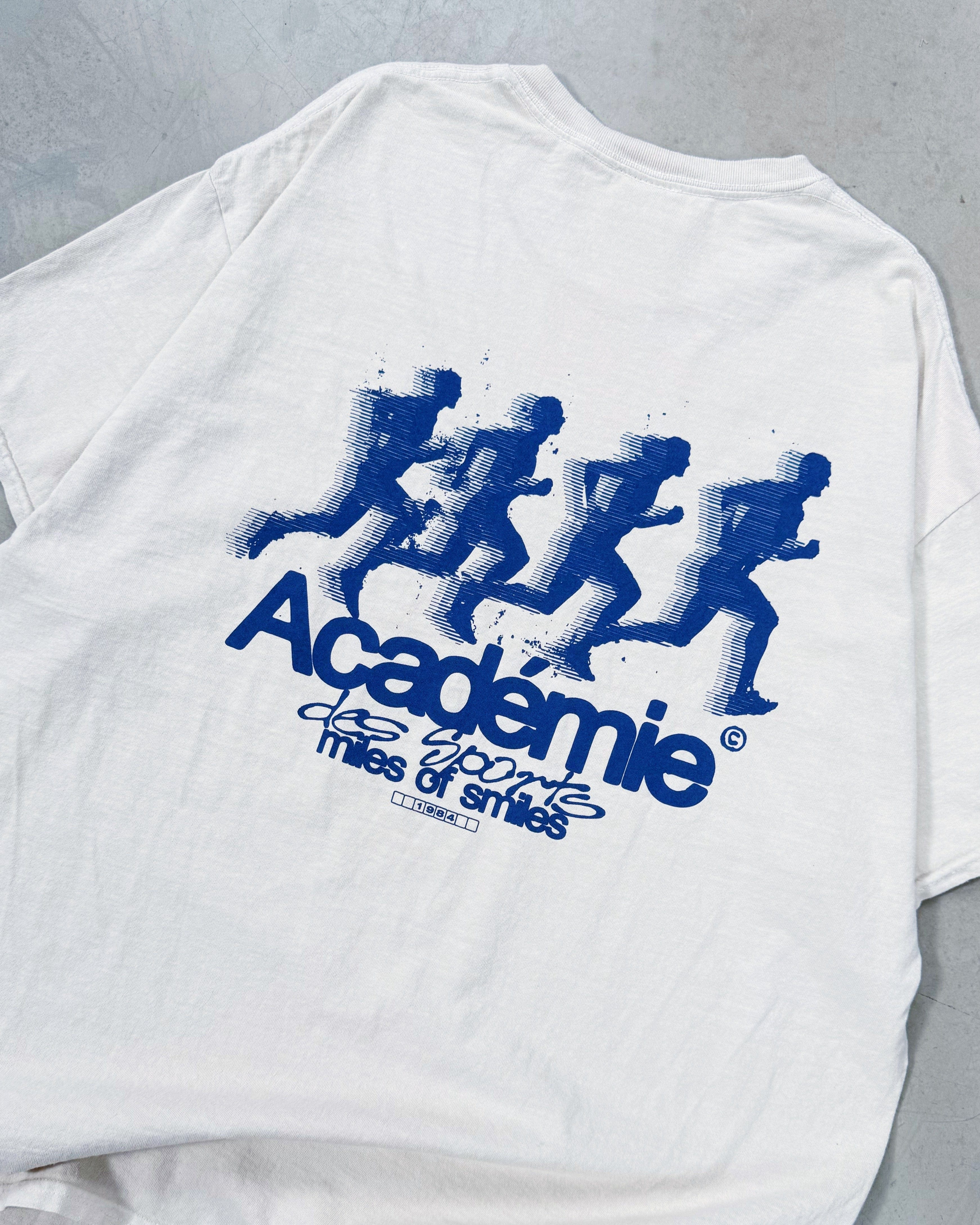 Vice 84 'Leading Pack' Vintage Washed Tee - Ecru