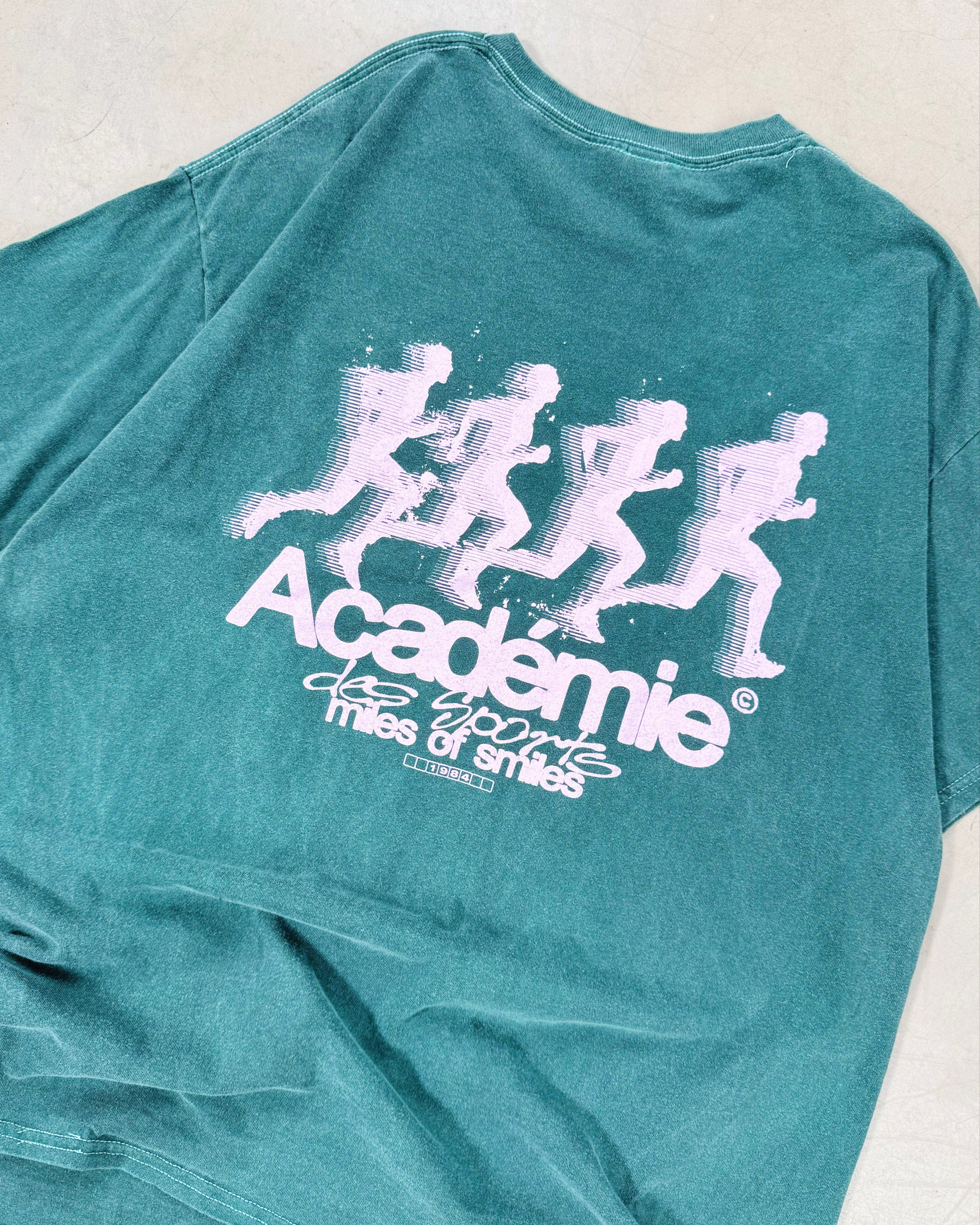 Vice 84 'Leading Pack' Vintage Washed Tee - Green