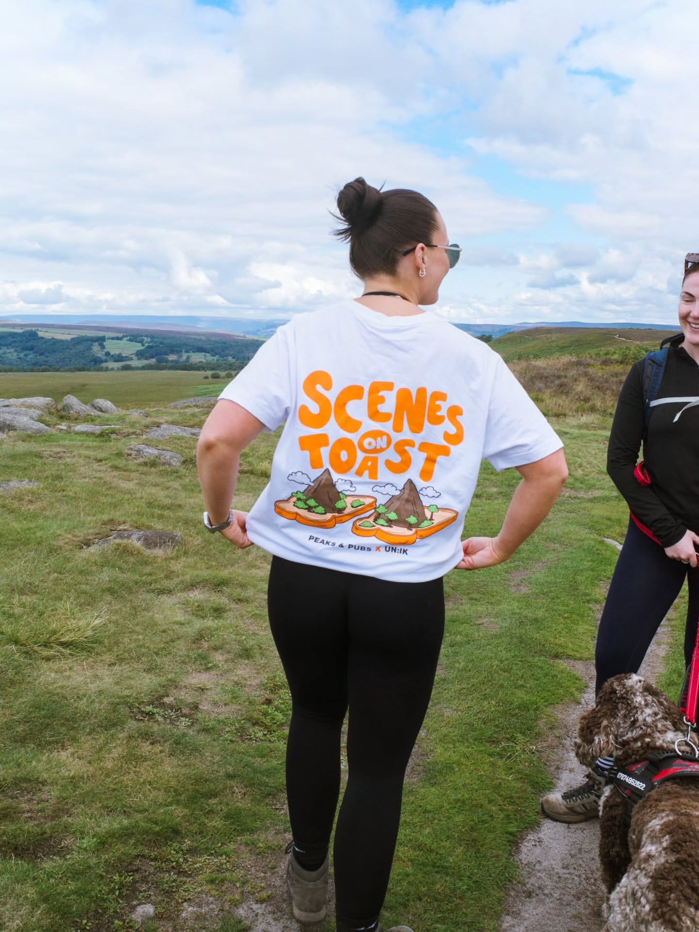 Peaks & Pubs 'Scenes on Toast' Tee - White