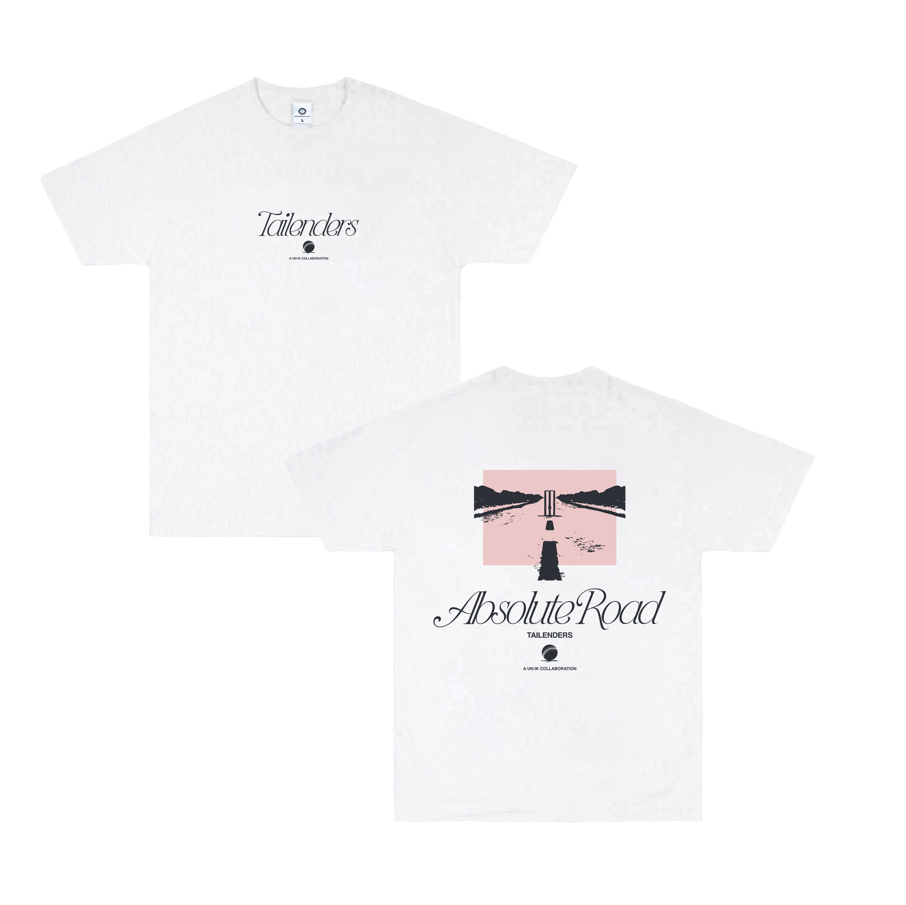 Tailenders 'Absolute Road' Tee - White