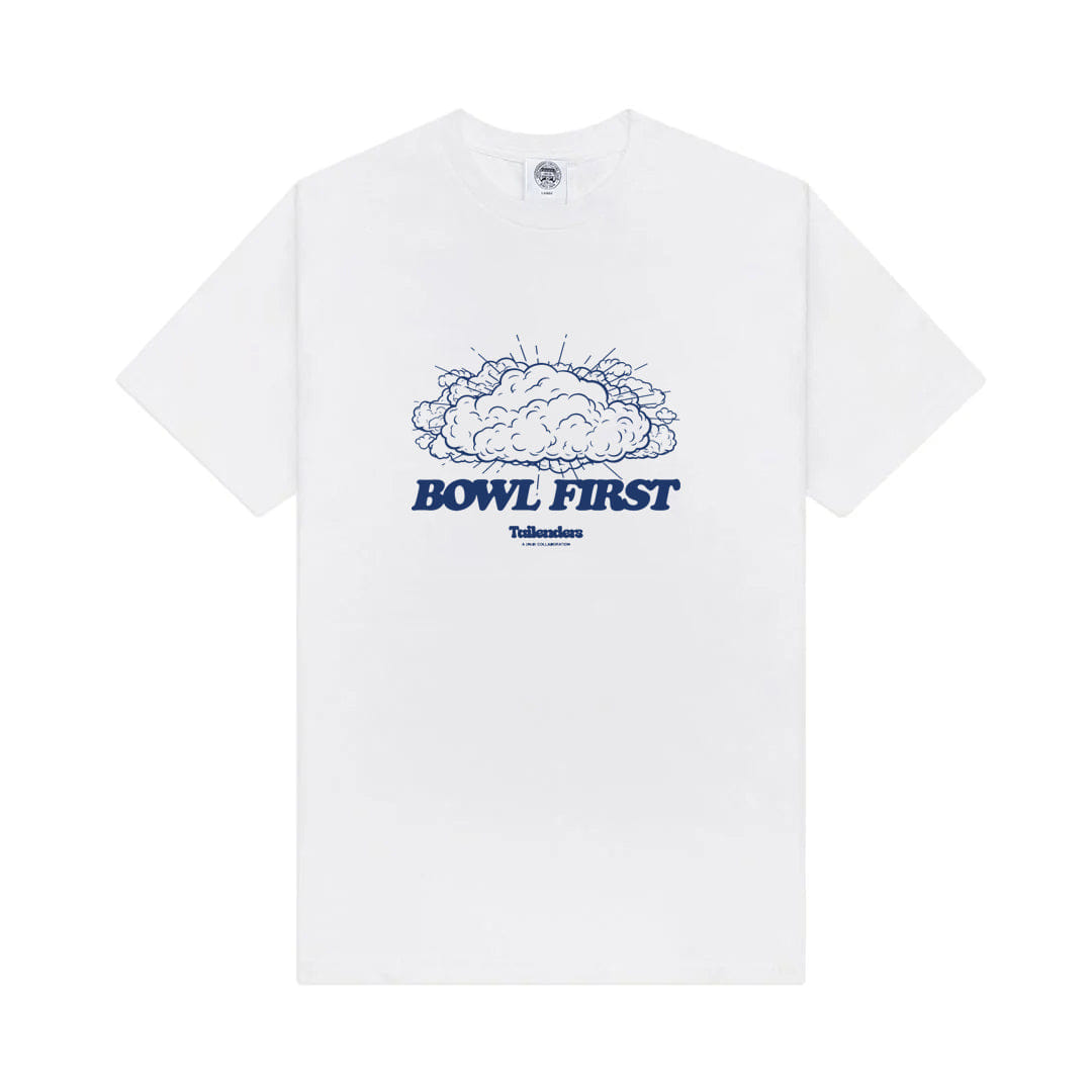 Tailenders 'Bowl First' Tee - White