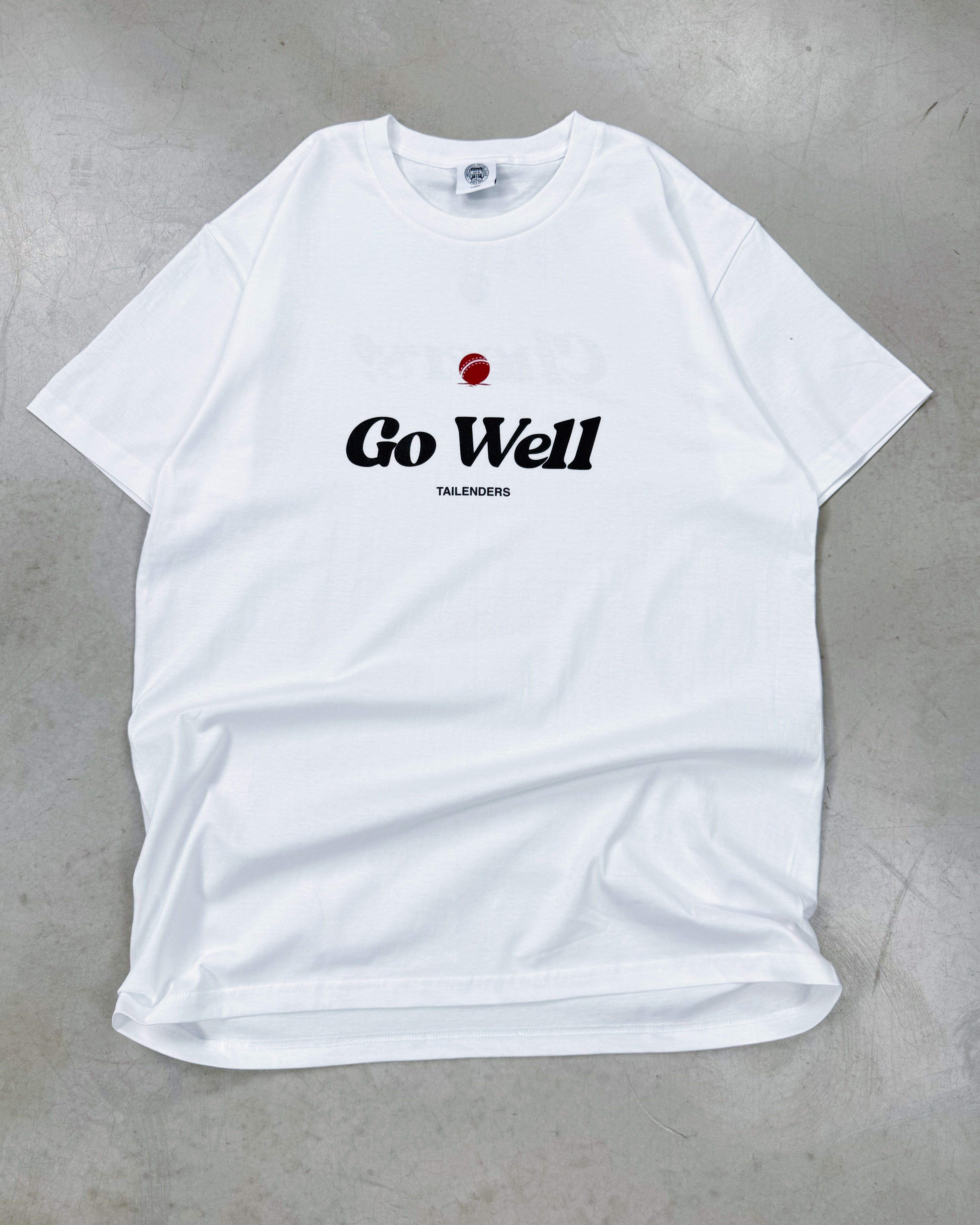 Tailenders 'Go Well' Tee - White