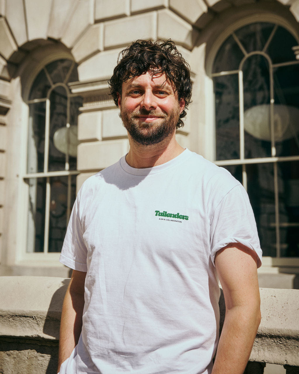 Tailenders 'Wait There!' Tee - White