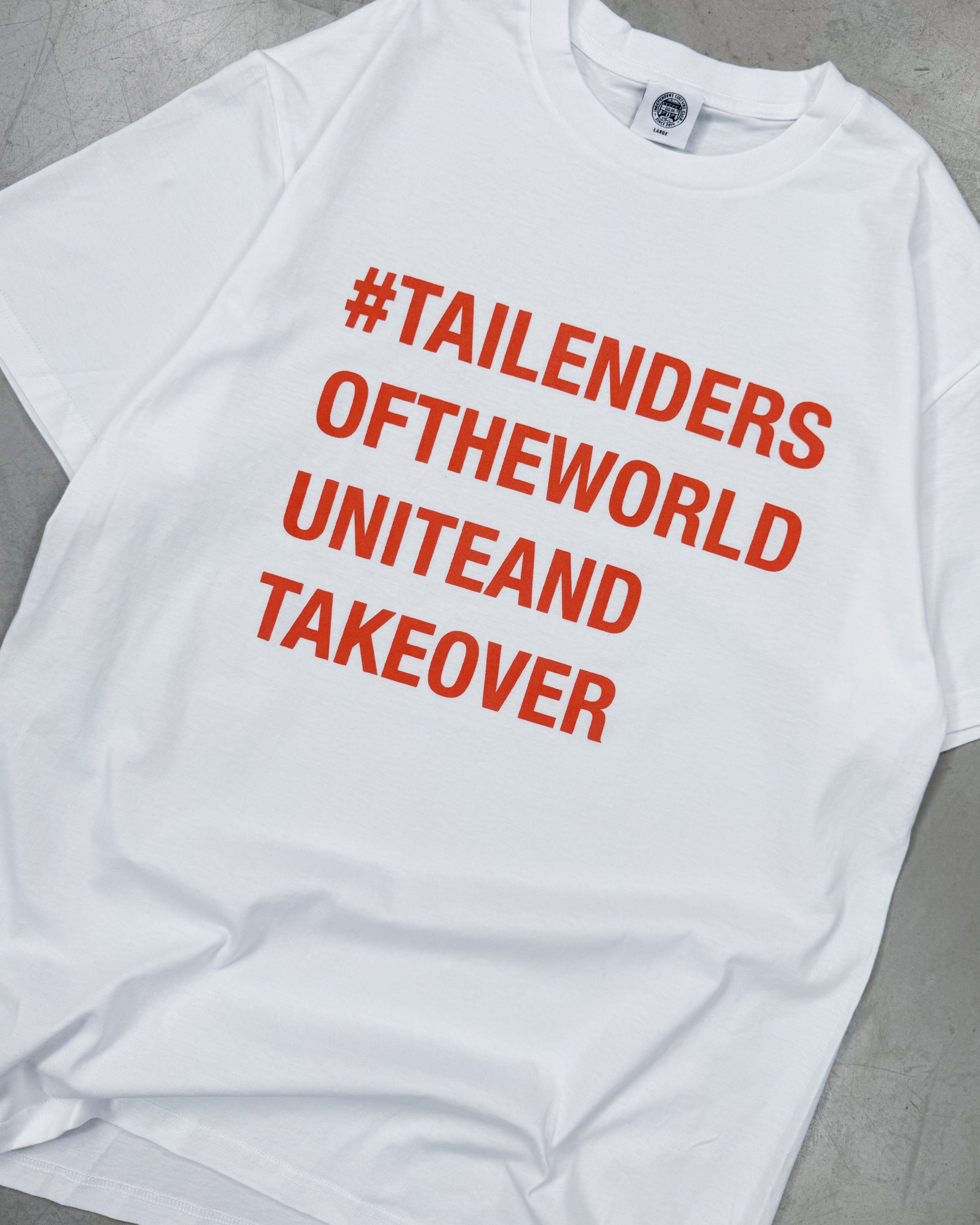 Tailenders 'Unite and Takeover' Tee - White