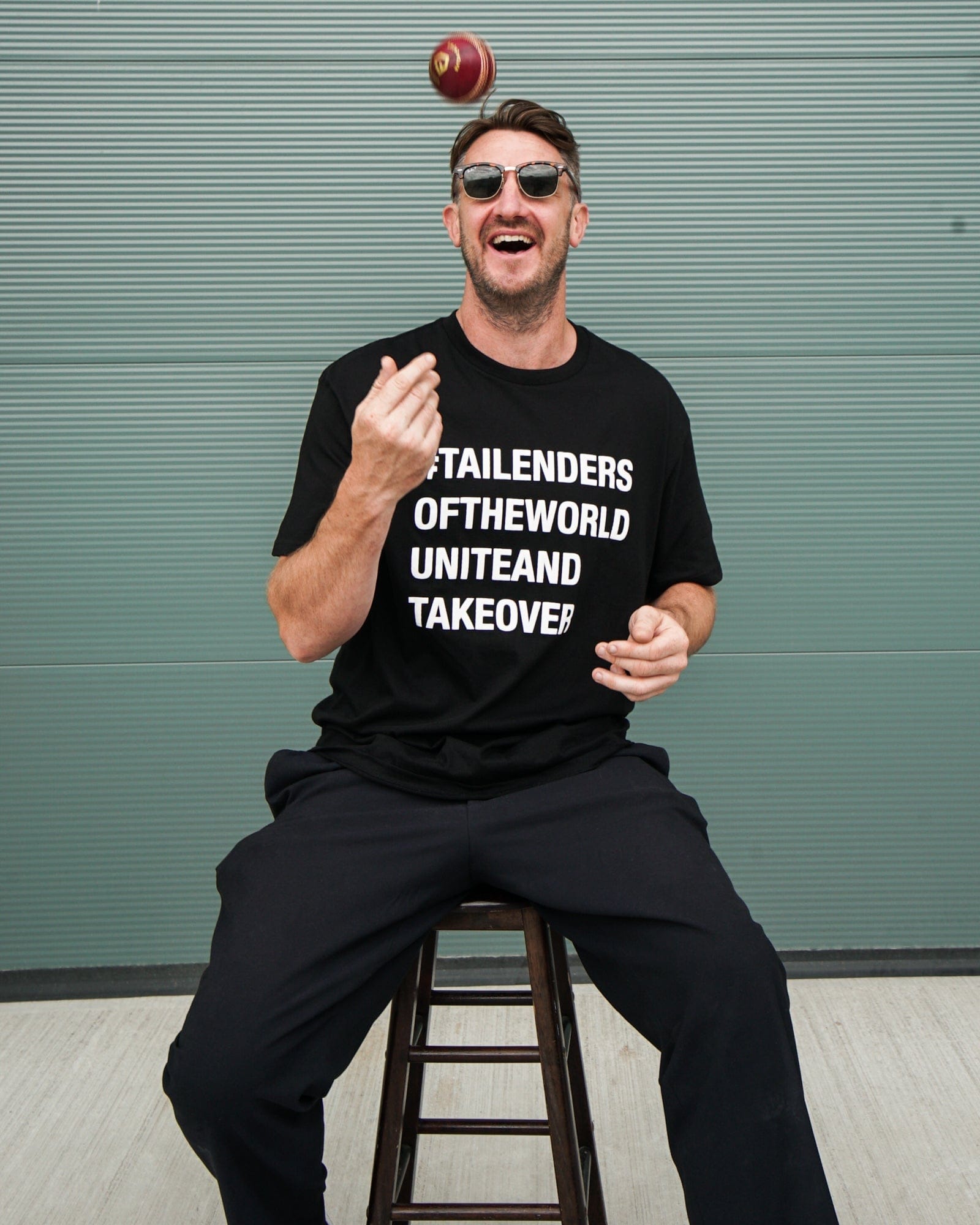 Tailenders 'Unite and Takeover' Tee - Black