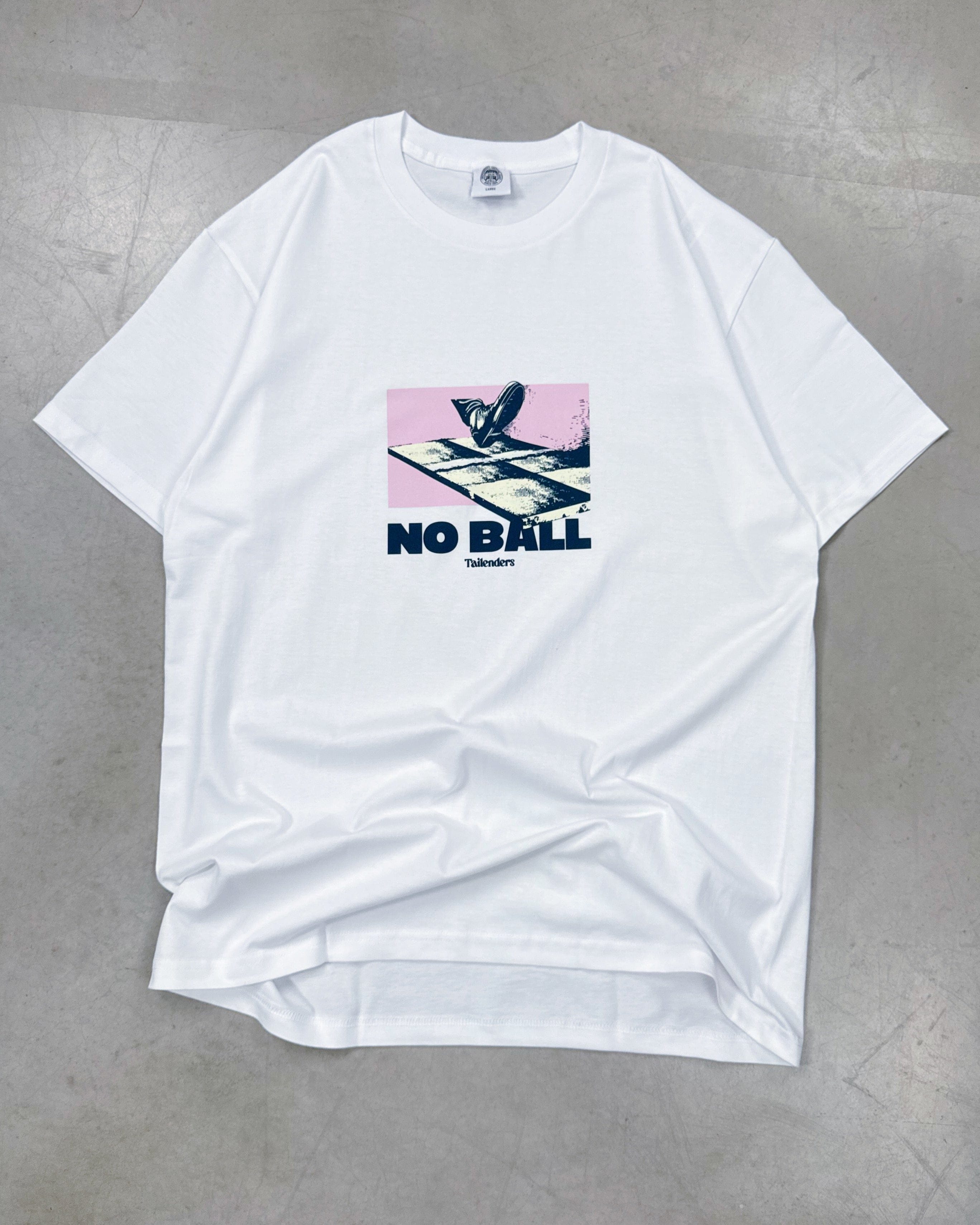 Tailenders 'No Ball' Tee - White