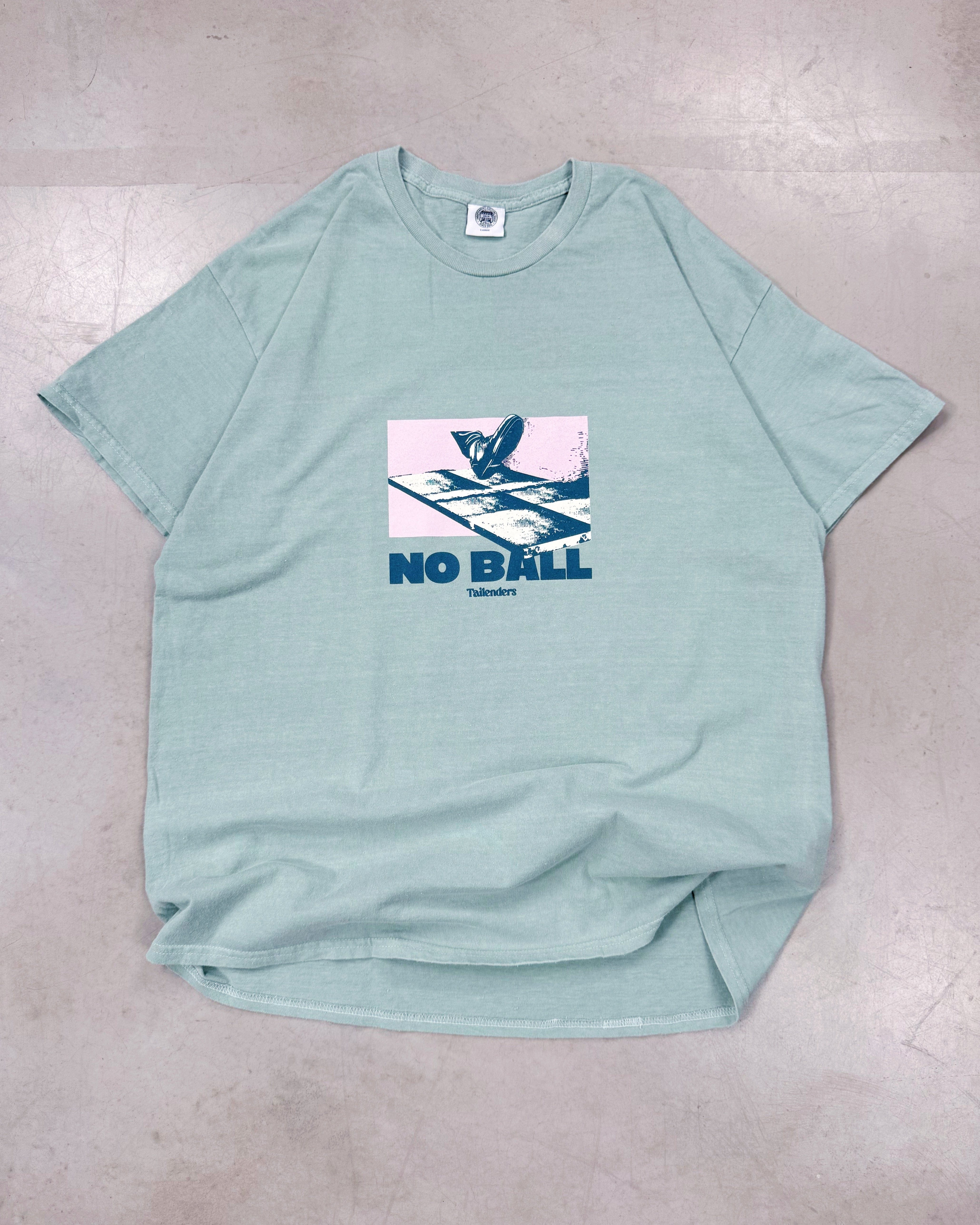 Tailenders 'No Ball' Washed Tee - Seafoam