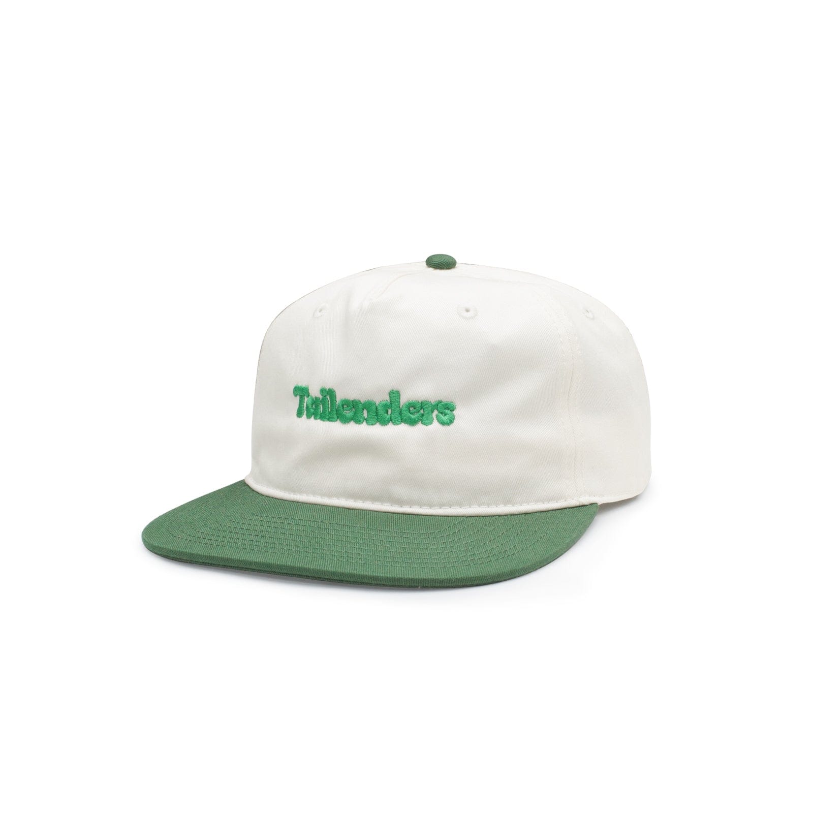Tailenders 'Logo' Embroidered Cap - Natural/Forest