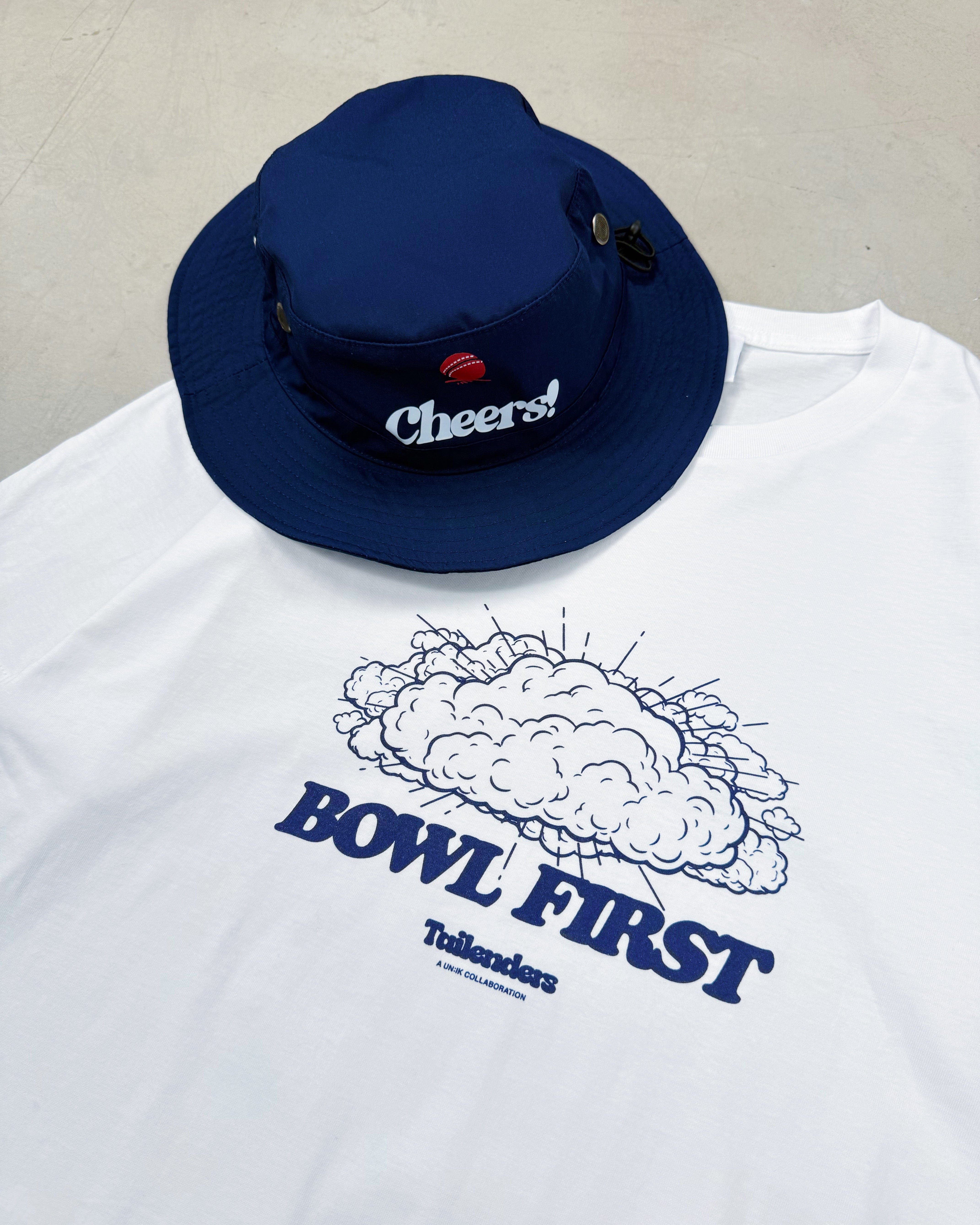 Tailenders 'Go Well' Cargo Bucket Hat - Navy