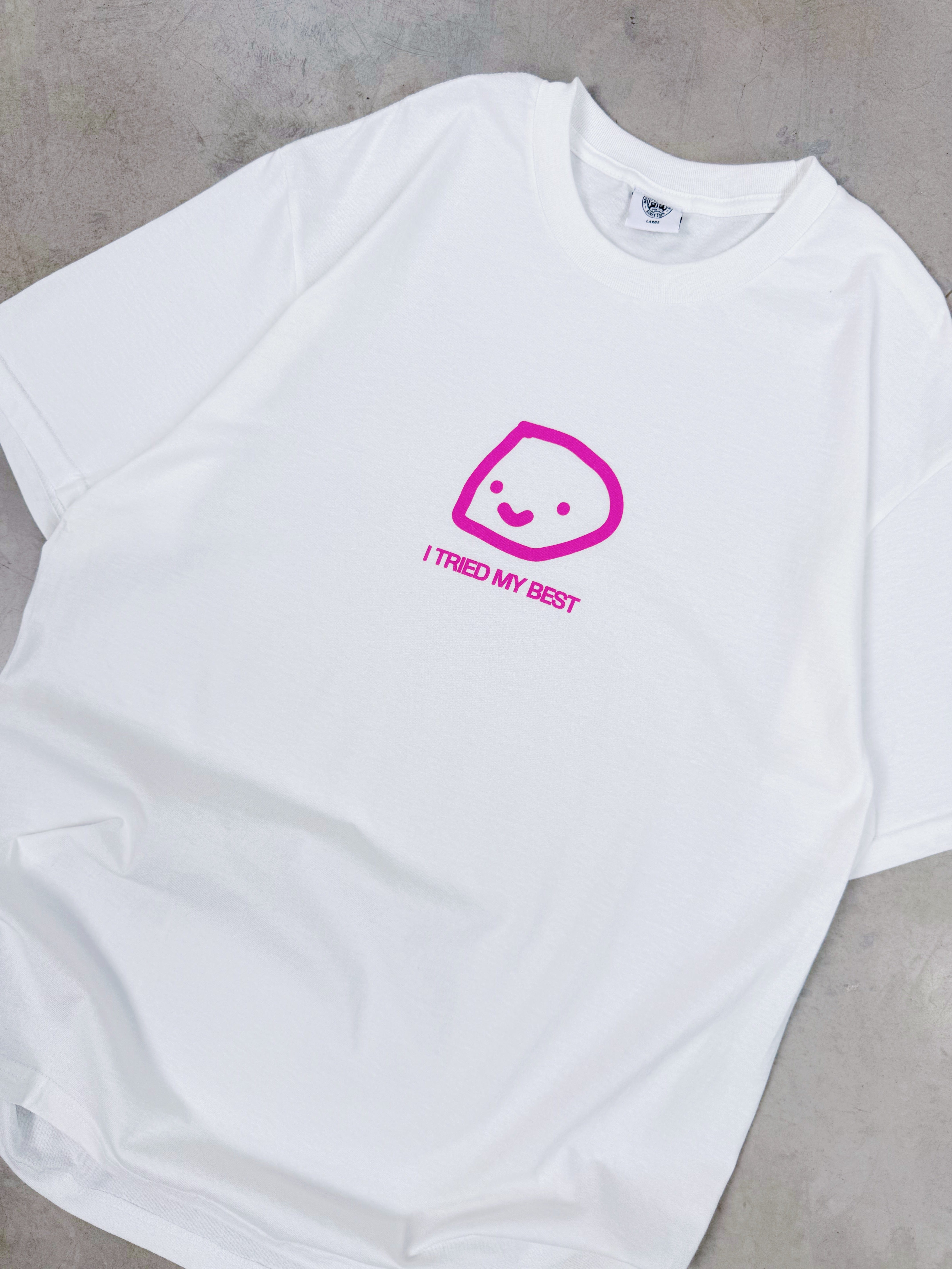 Other Side Store 'Tried My Best' Tee - White