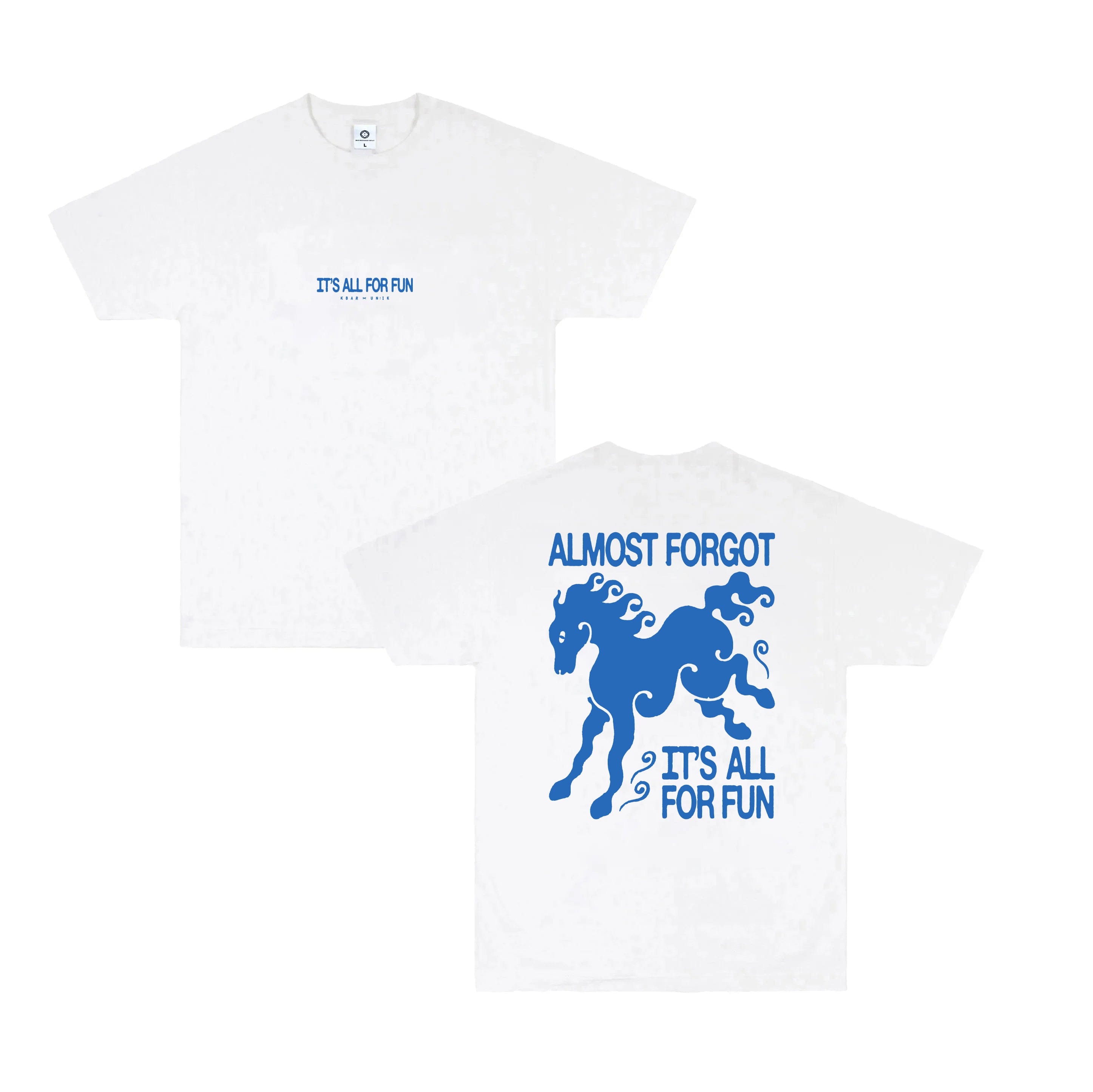KBar Design KBAR X UN:IK 'Almost Forgot' Tee - White