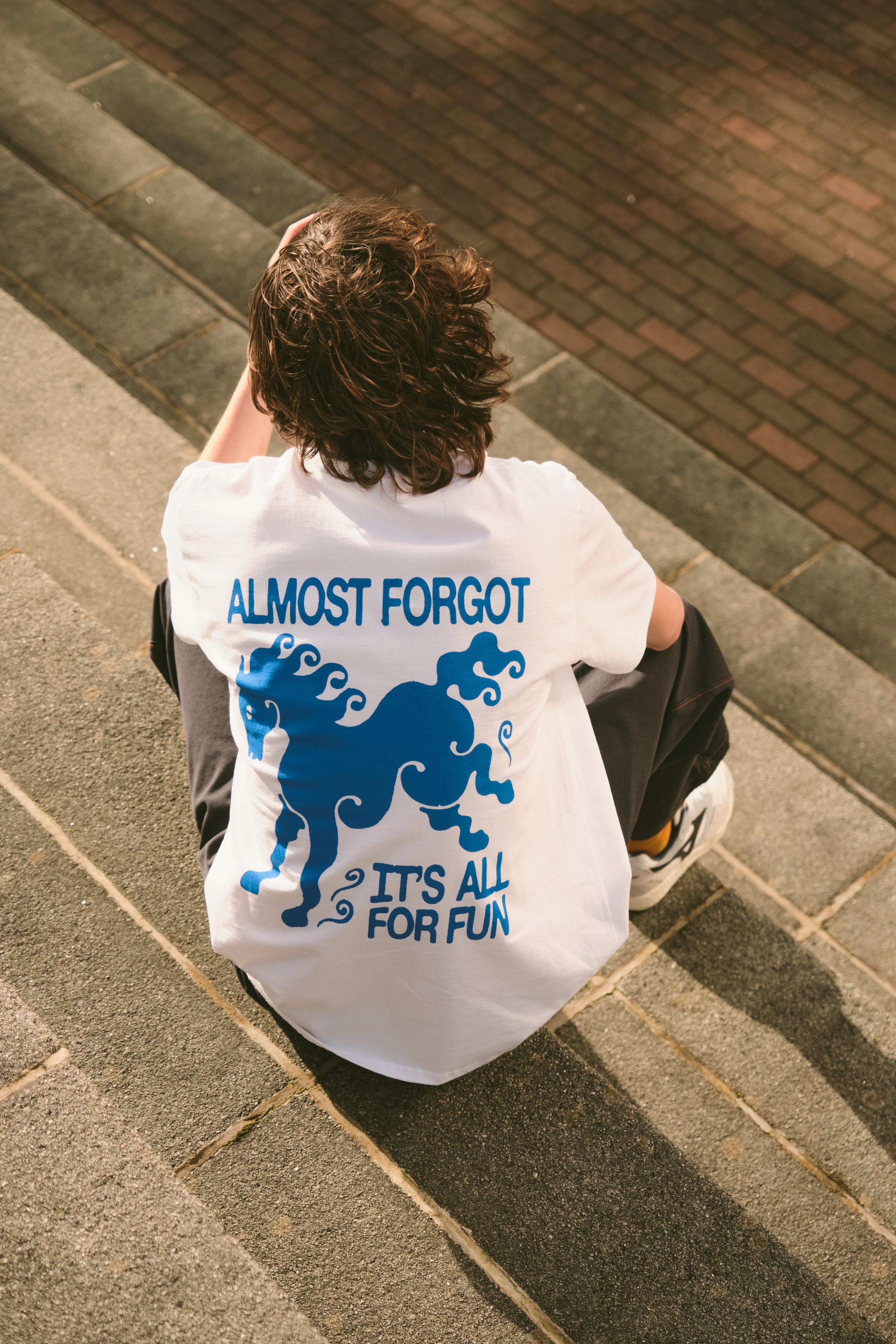 KBar Design KBAR X UN:IK 'Almost Forgot' Tee - White