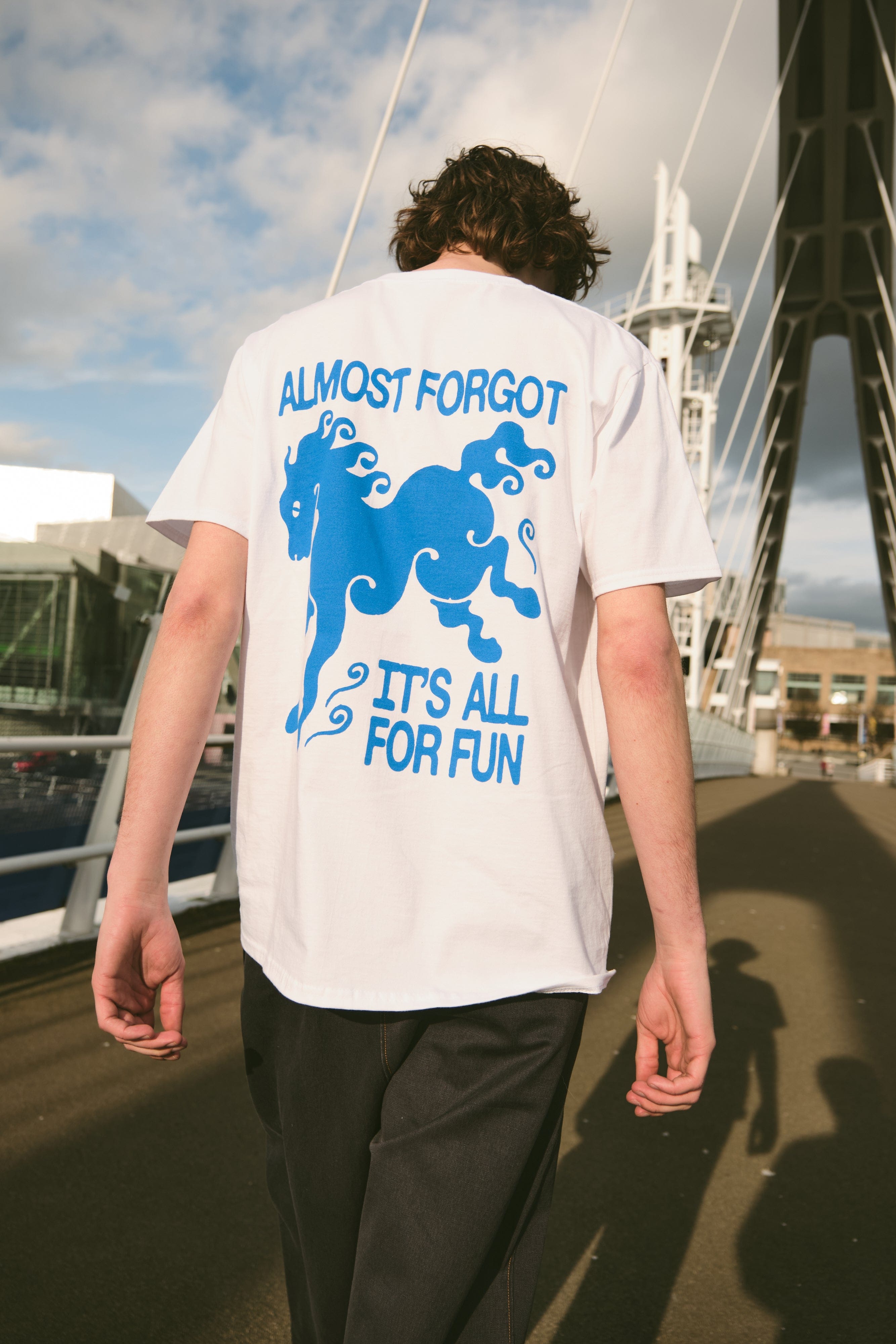 KBar Design KBAR X UN:IK 'Almost Forgot' Tee - White
