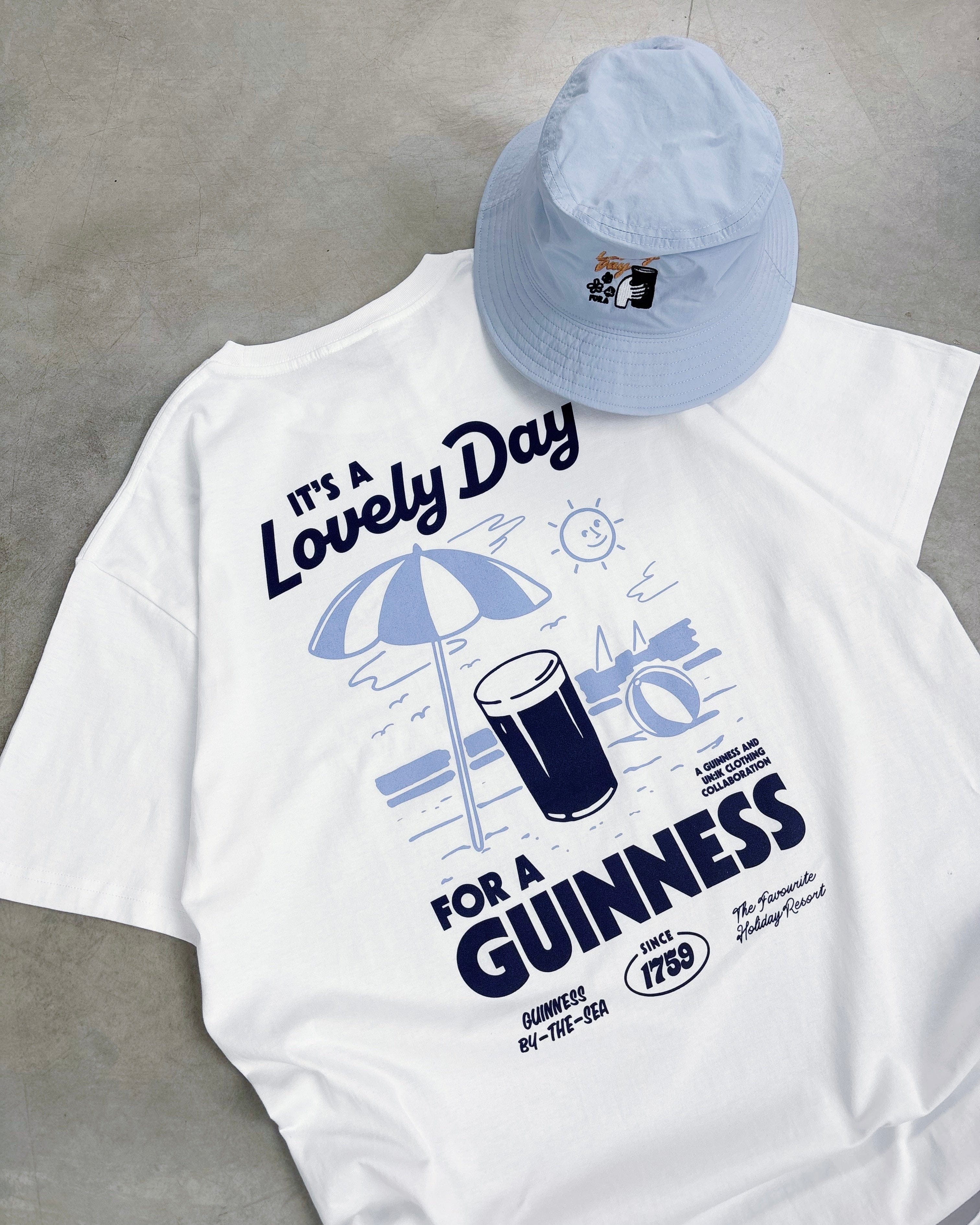 Guinness x UN:IK 'Cheers' Bucket Hat - Powder Blue