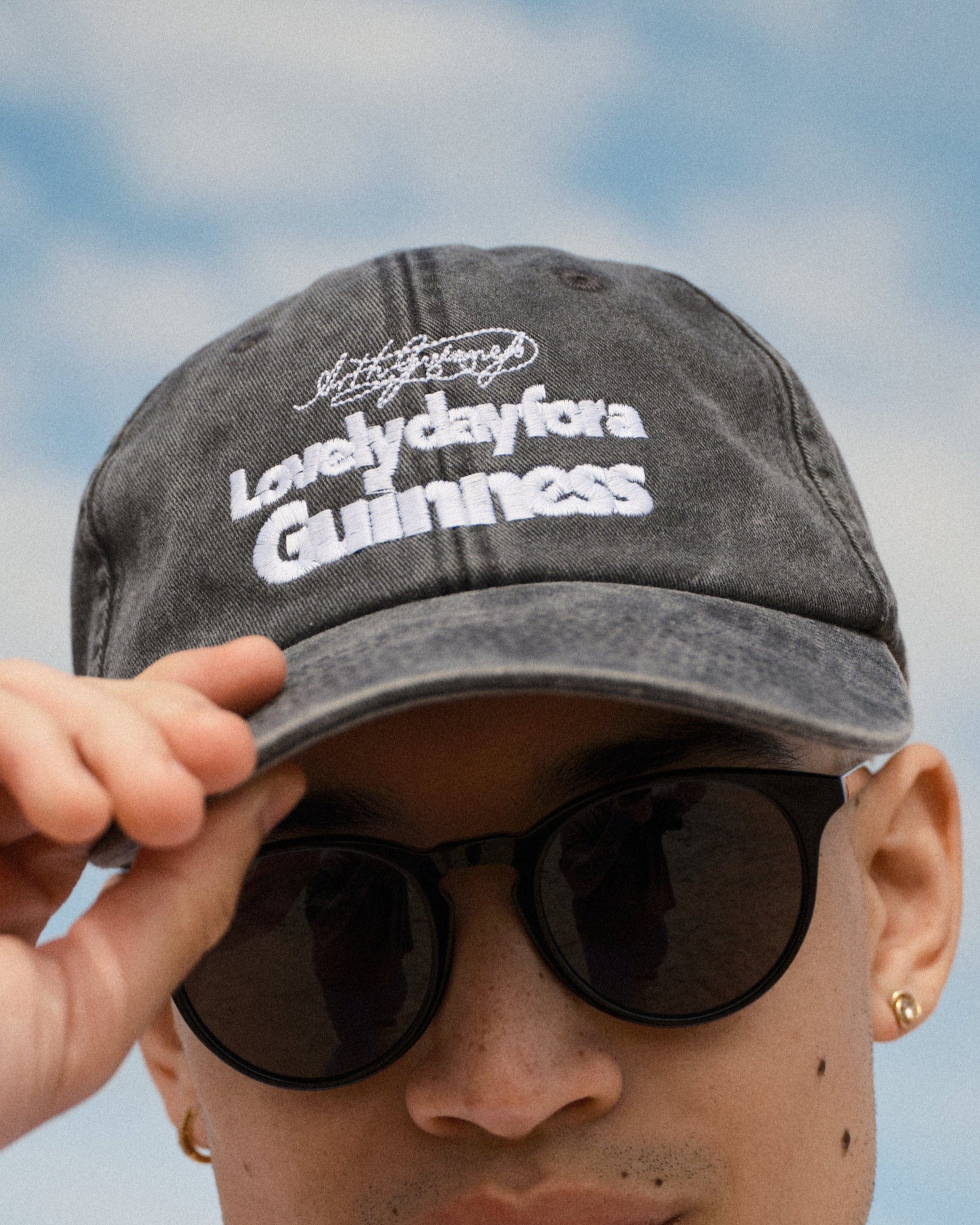 Guinness x UN:IK 'Lovely Day' Vintage Washed Cap - Black