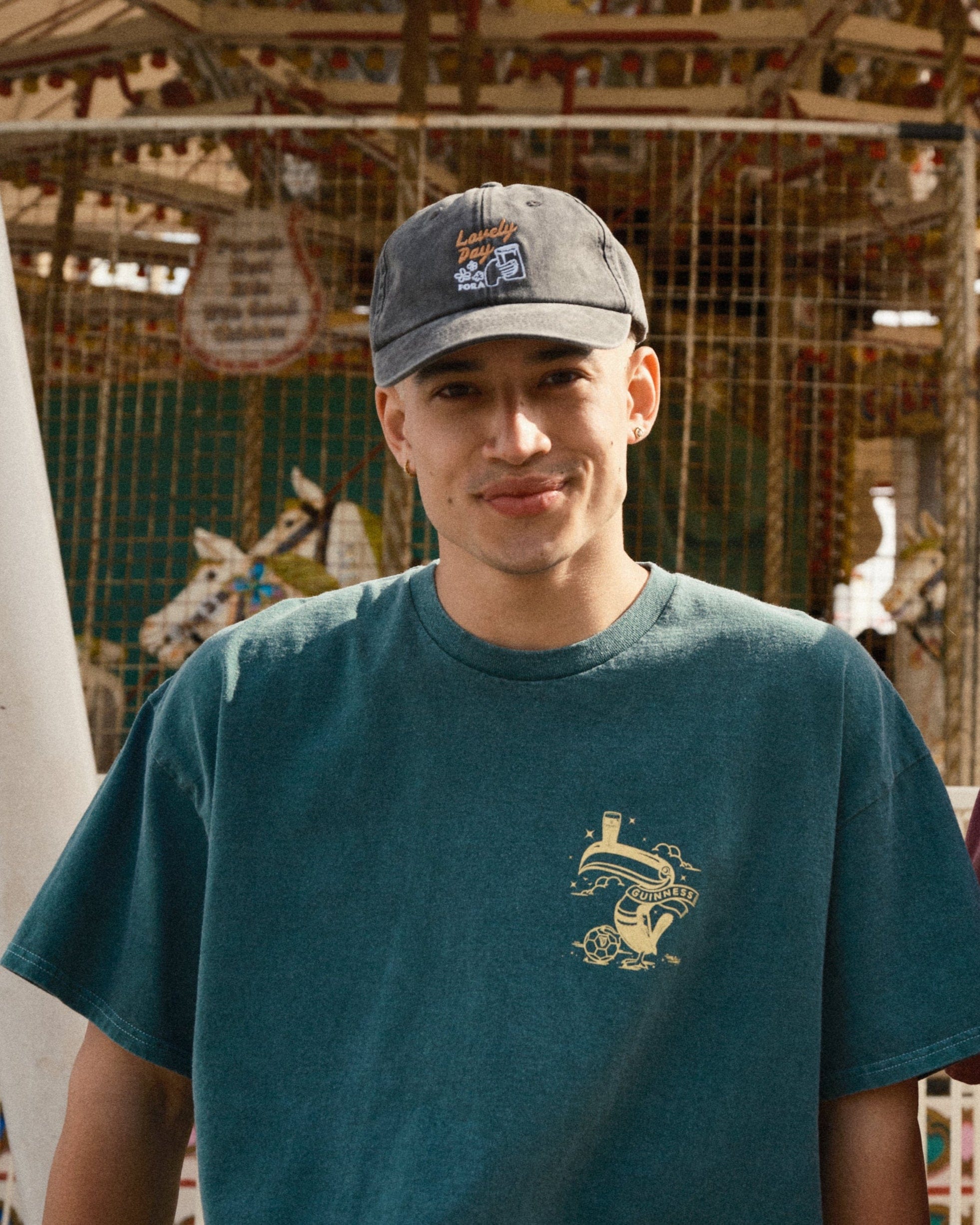 Guinness x UN:IK 'Cheers' Vintage Washed Cap - Black