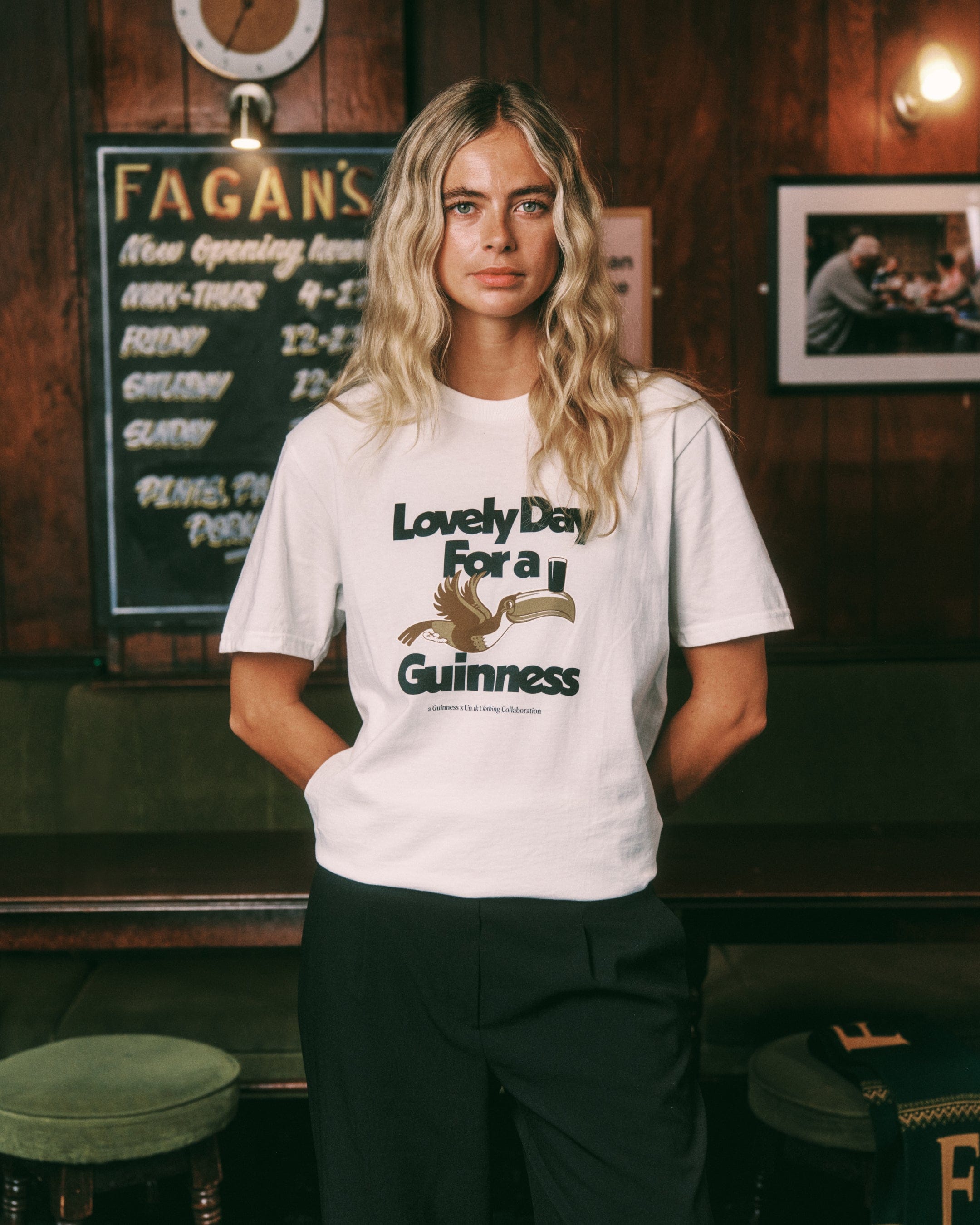 Guinness x UN:IK 'Lovely Day' Tee - White