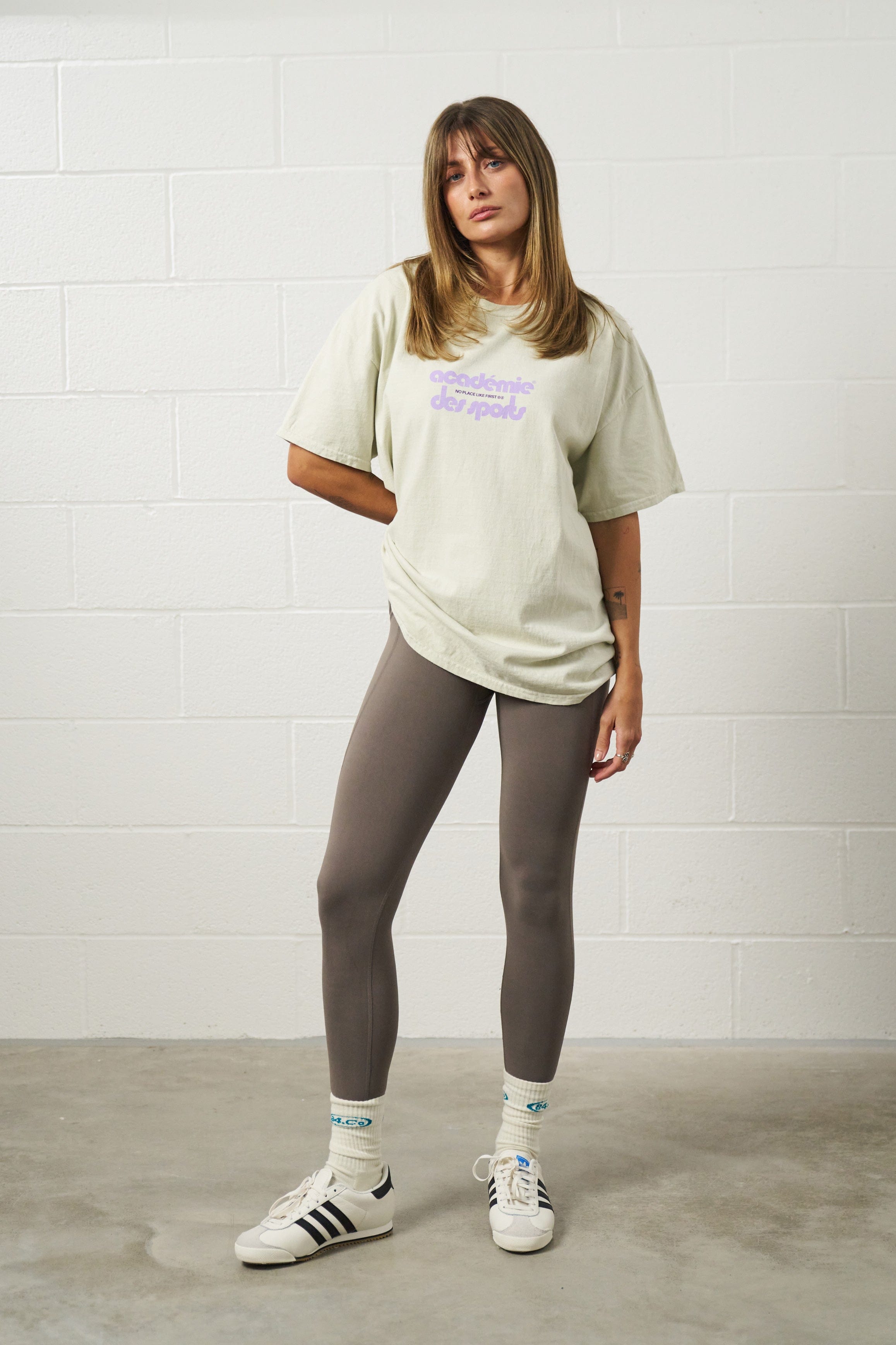 Vice 84 'Club Académie' Vintage Washed Tee - Cream
