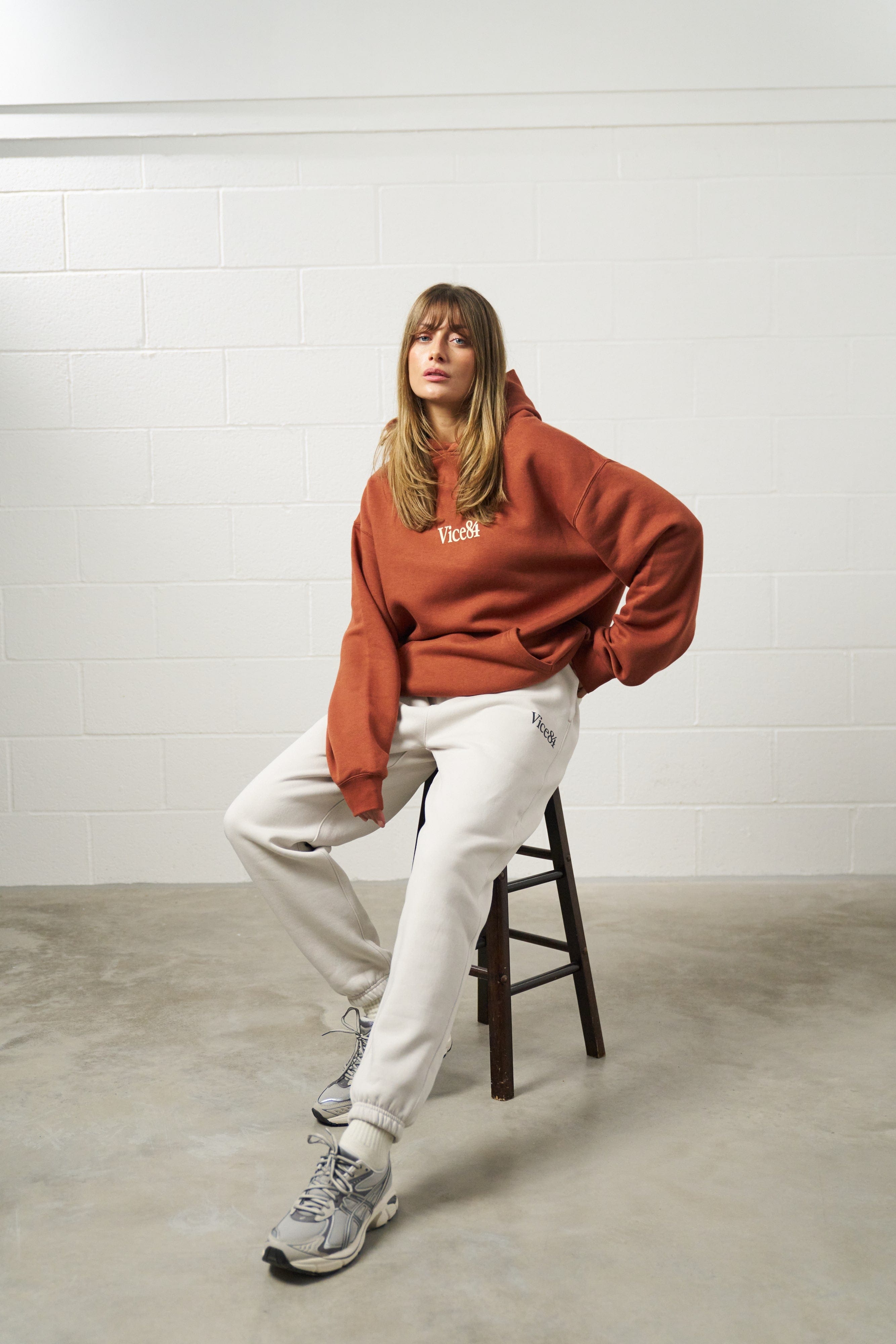 Vice 84 Premium Hoodie - Clay