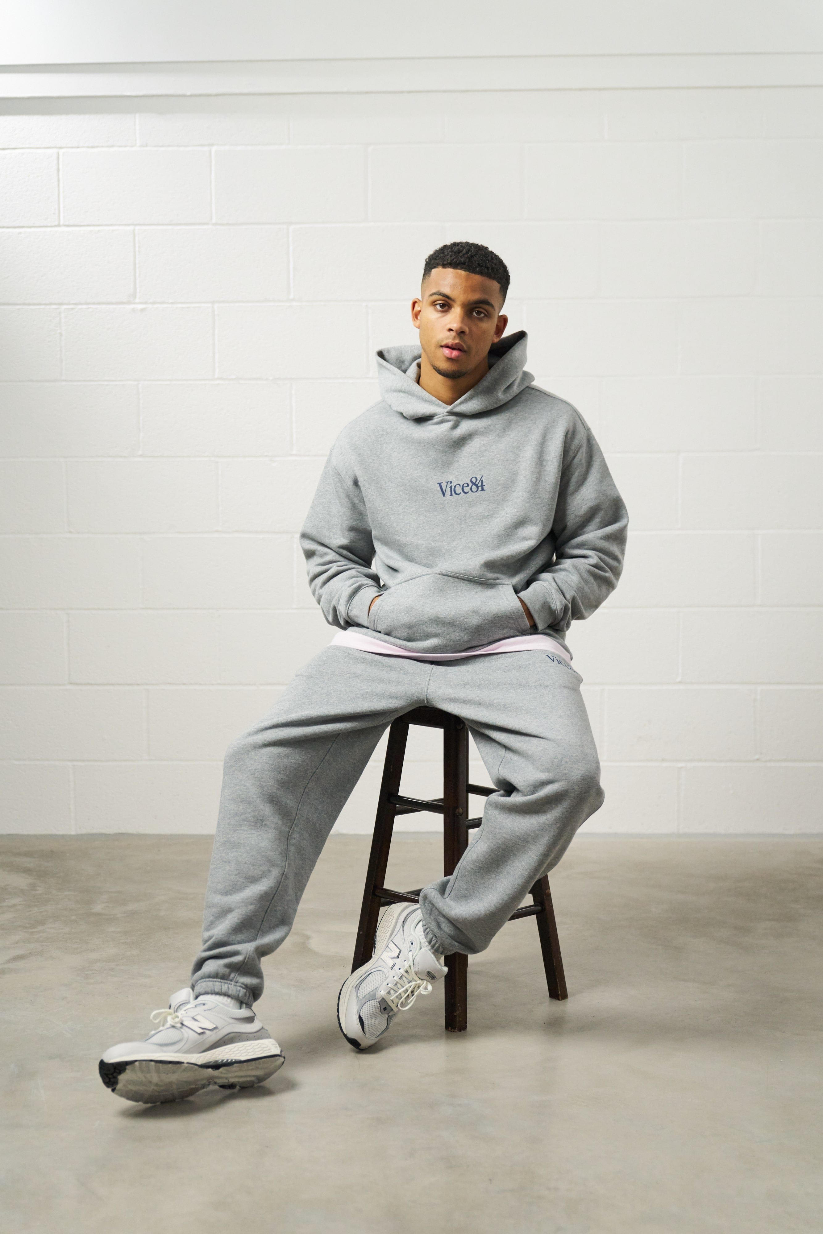 Vice 84 Premium Joggers - Grey