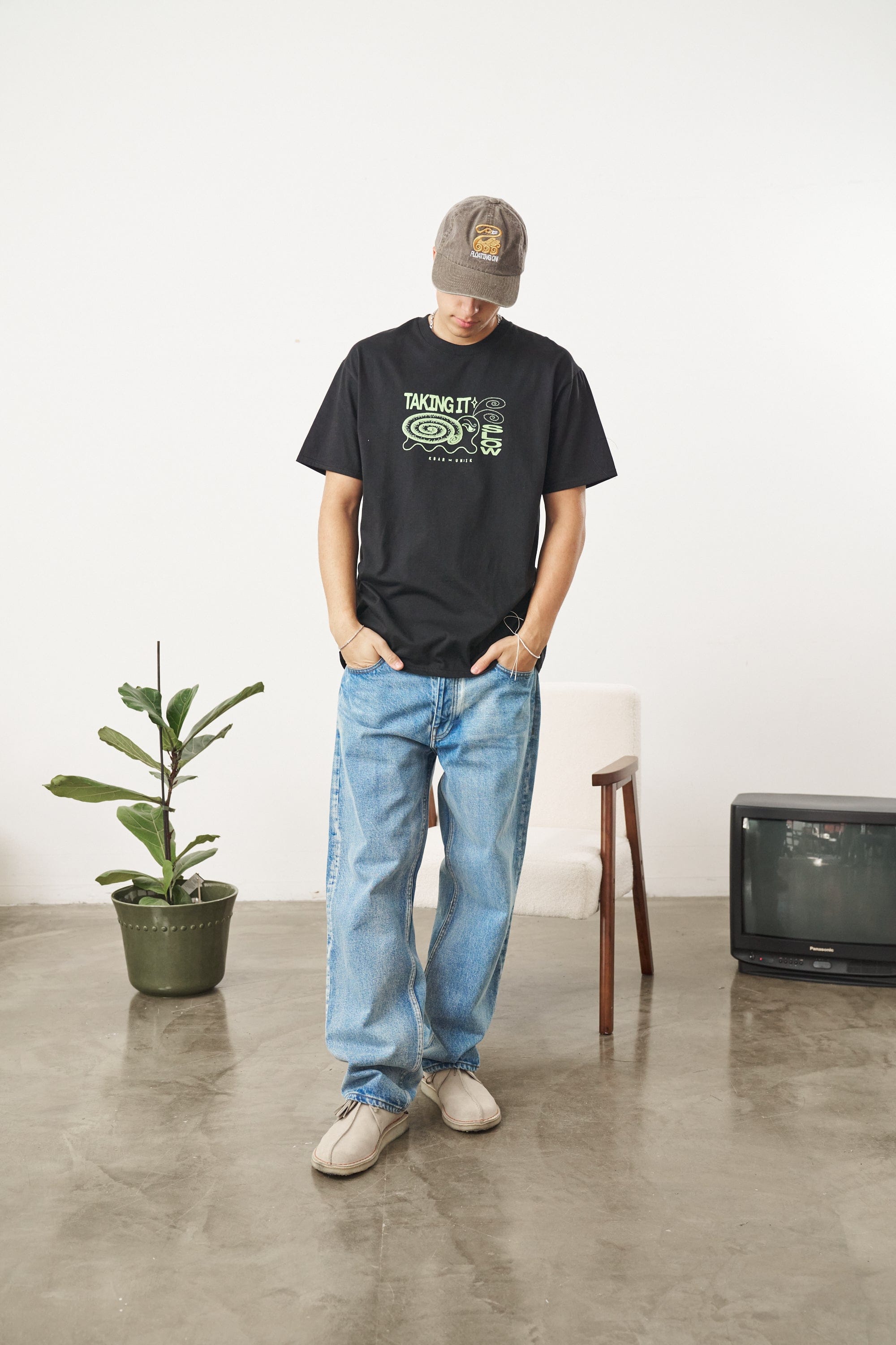 KBar Design KBAR X UN:IK 'Taking It Slow' Tee - Black