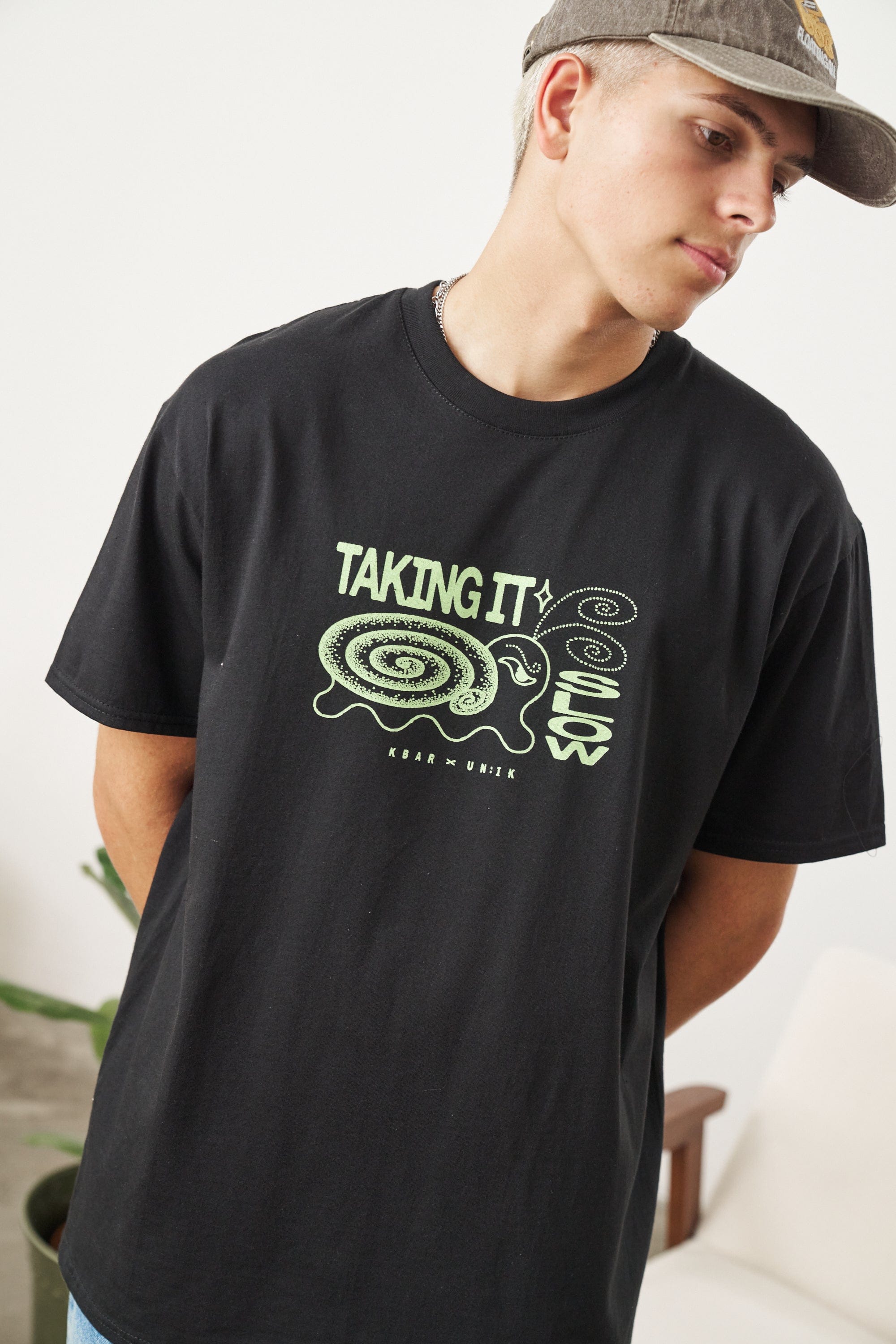 KBar Design KBAR X UN:IK 'Taking It Slow' Tee - Black