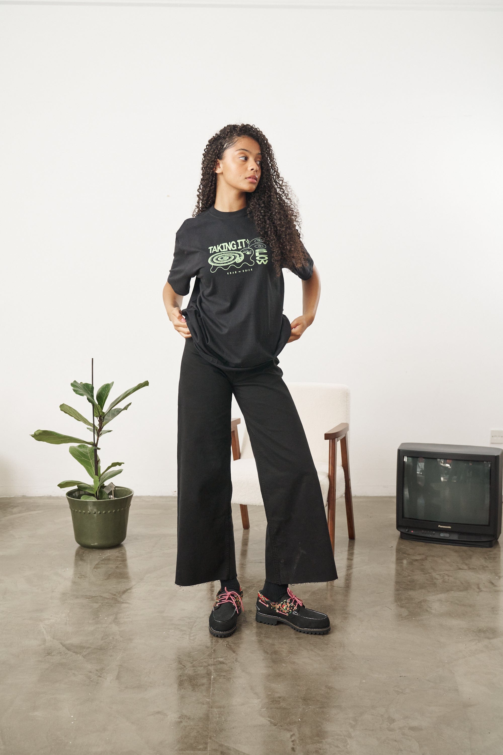 KBar Design KBAR X UN:IK 'Taking It Slow' Tee - Black