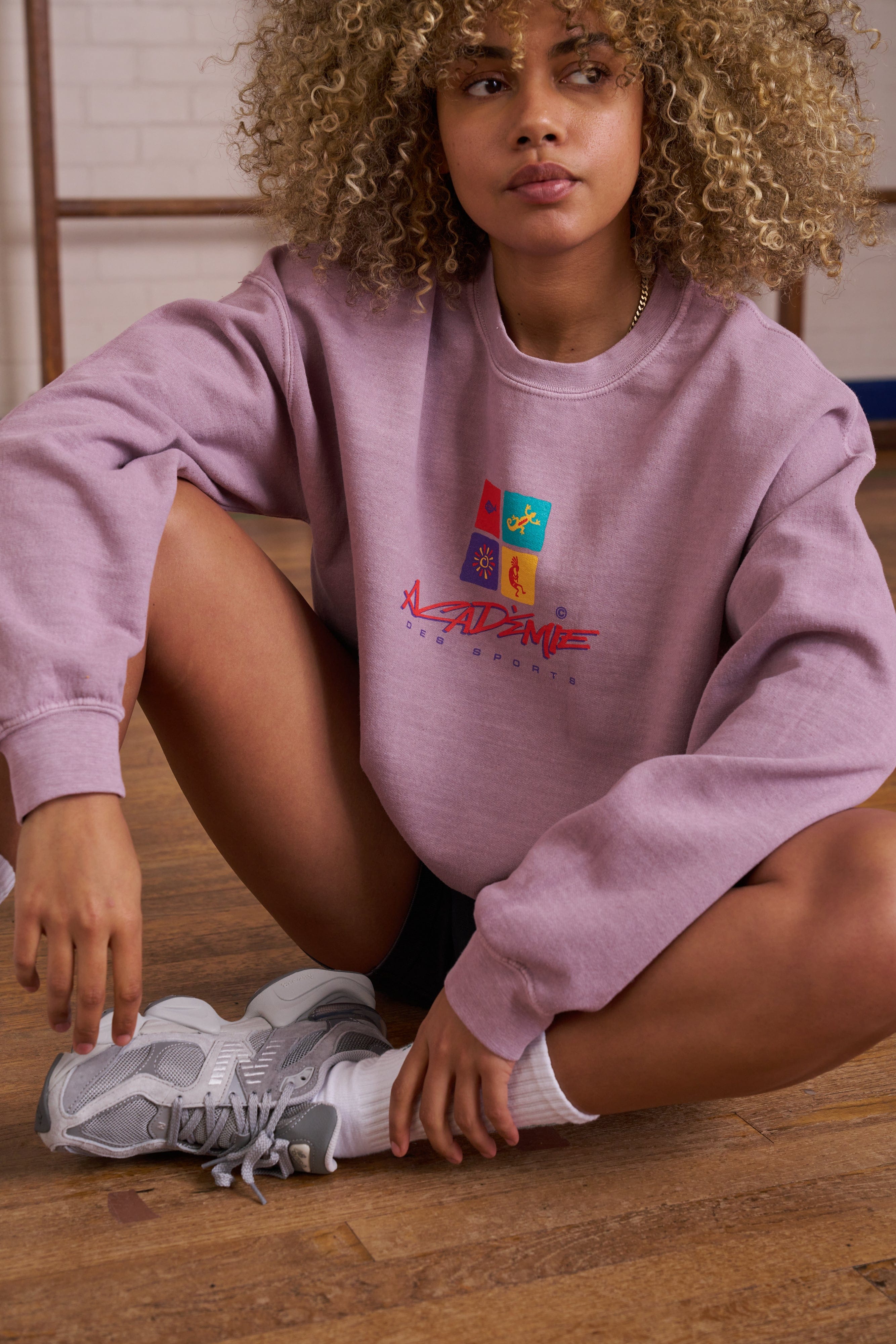 Vice 84 'Sea Shapes' Sweater - Vintage Washed Mauve
