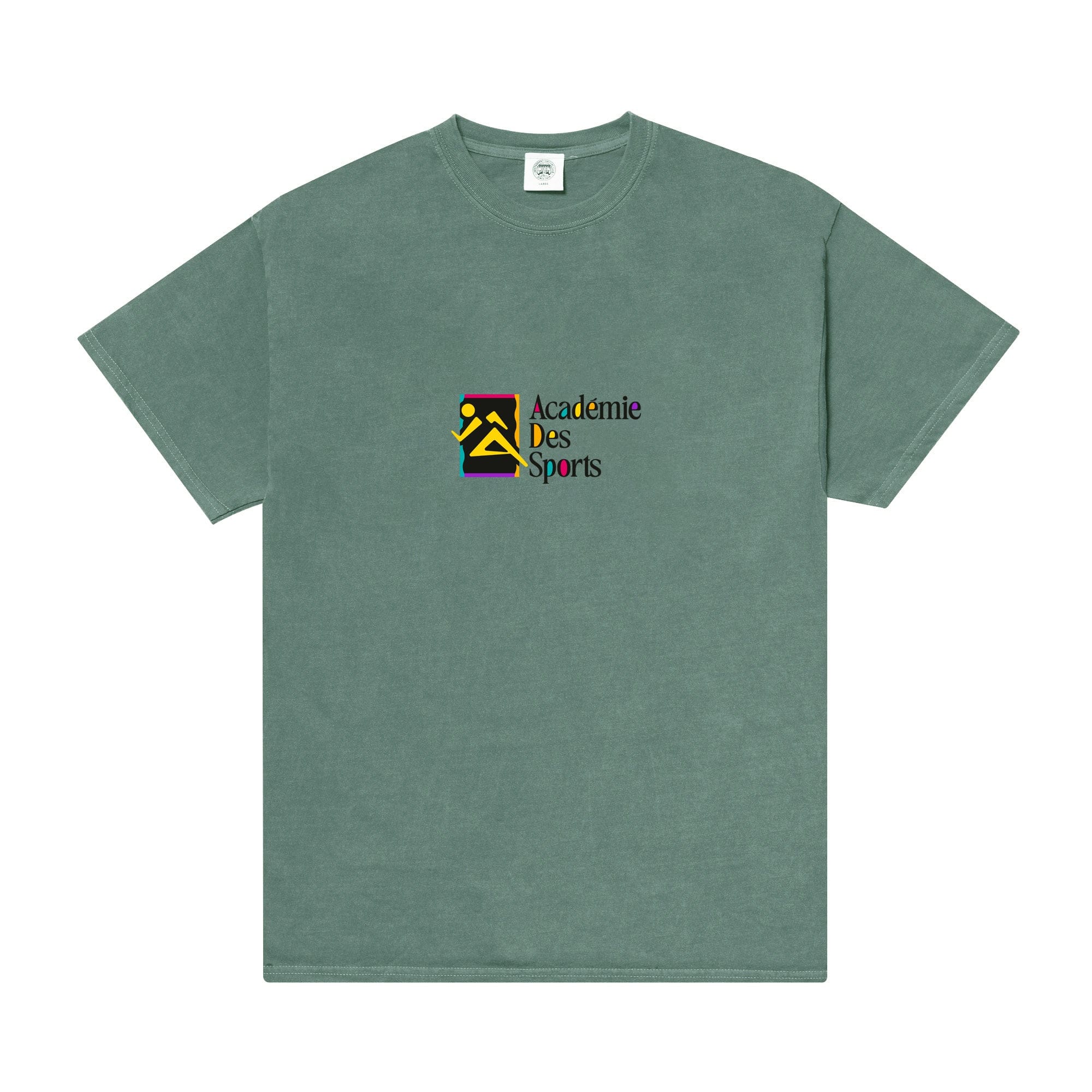 Vice 84 'Retro Runner' Vintage Washed Tee - Sage