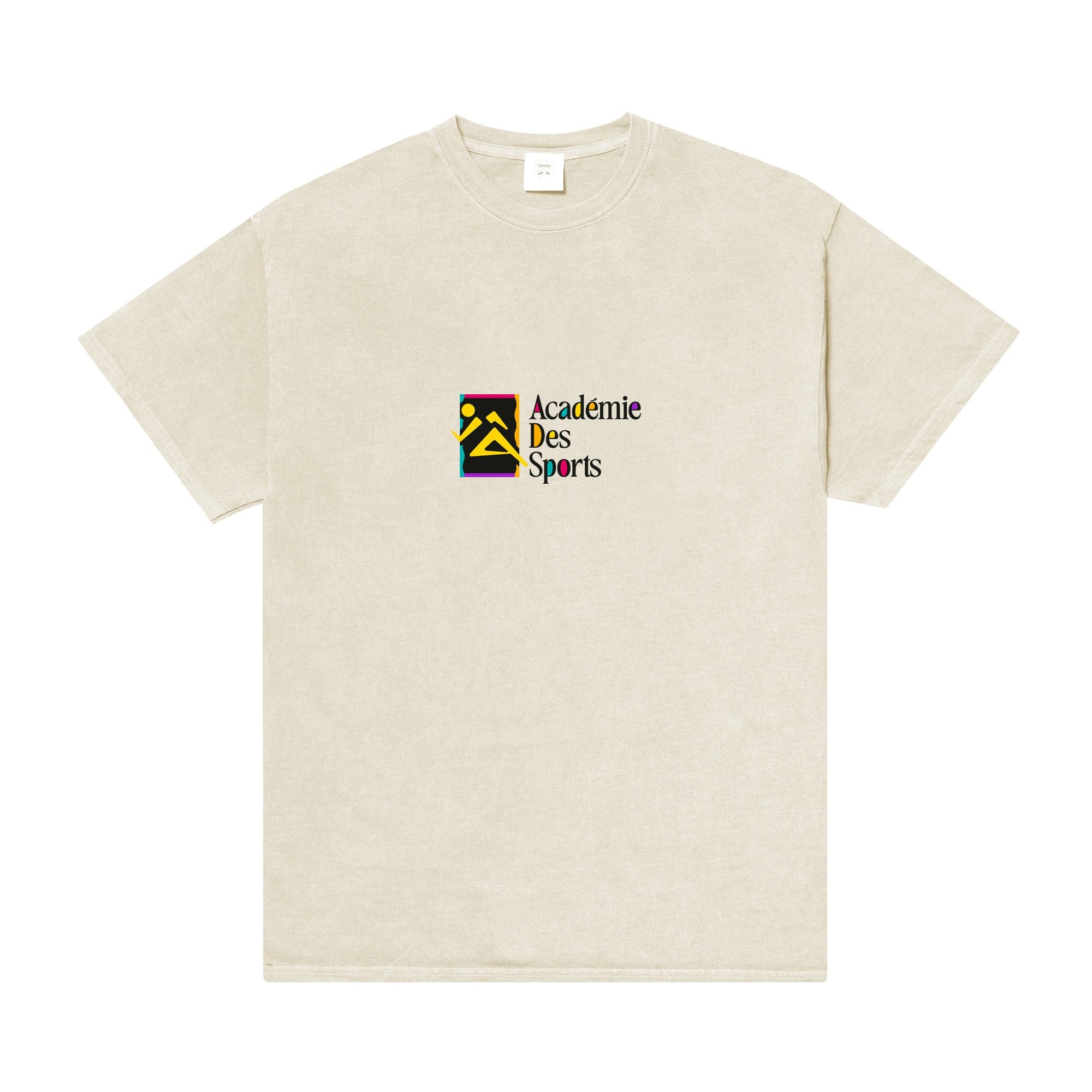 Vice 84 'Retro Runner' Vintage Washed Tee - Cream